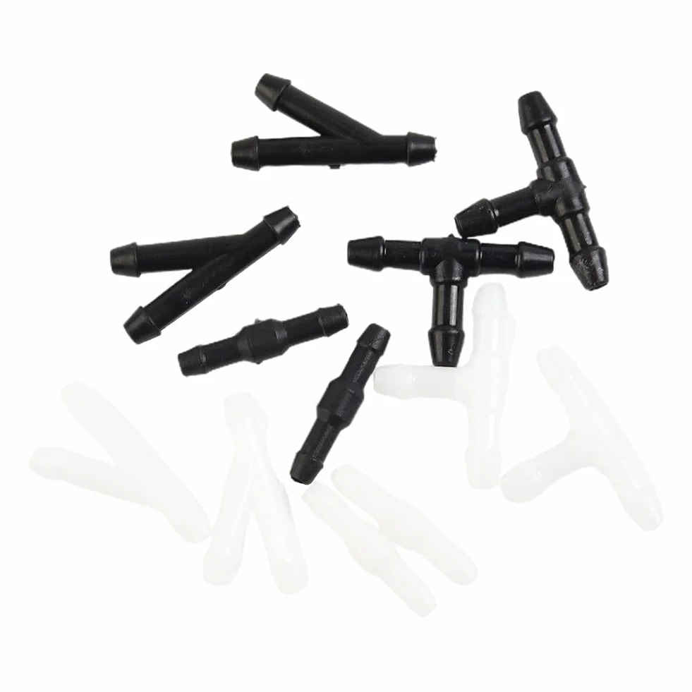Kit tubi flessibili lavavetri 4 m 12 connettori ugello anteriore posteriore riparazione pompa getto