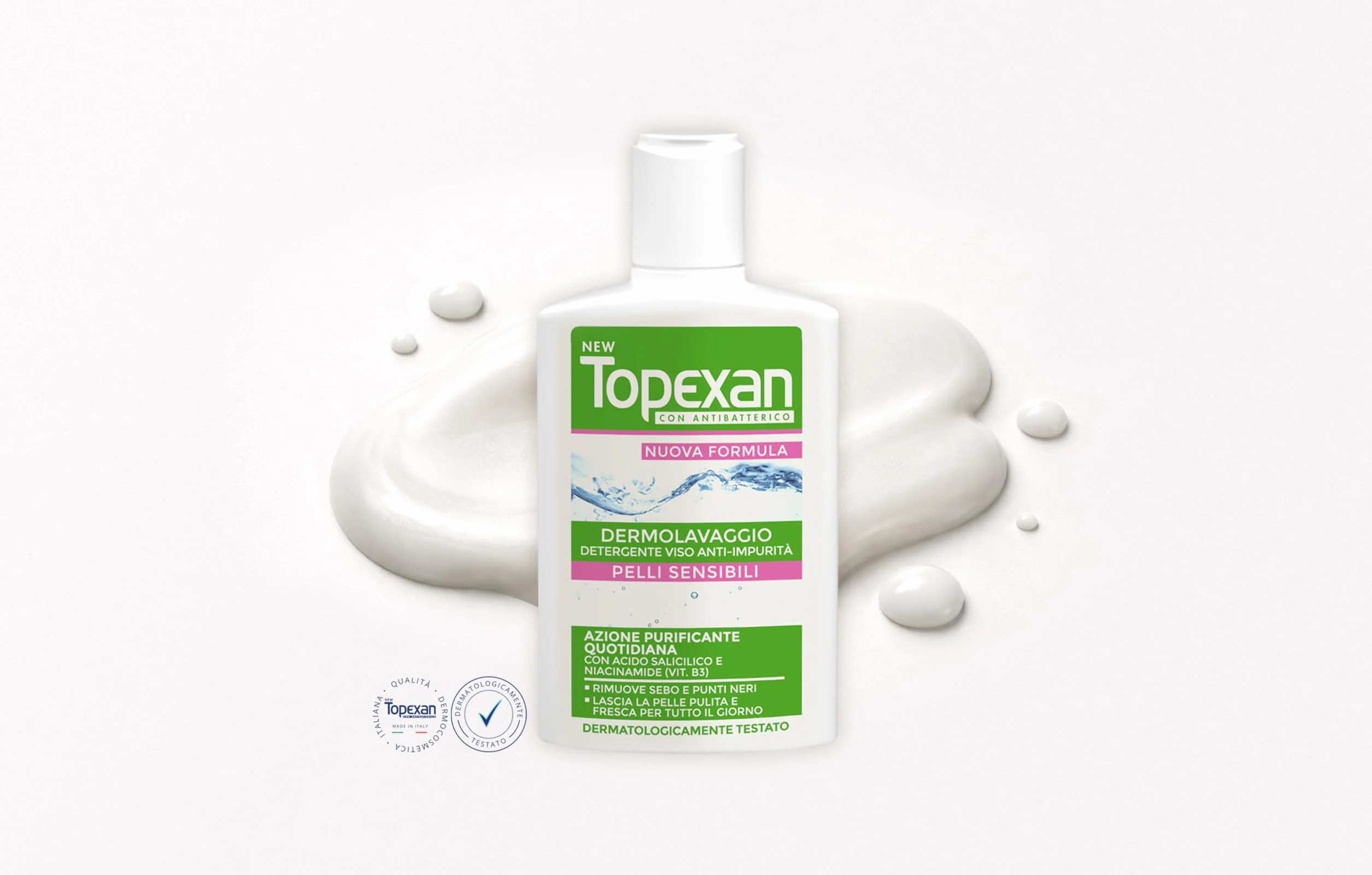 NewTopexan Dermolavaggio Anti-impurtà Pelli Sensibili
