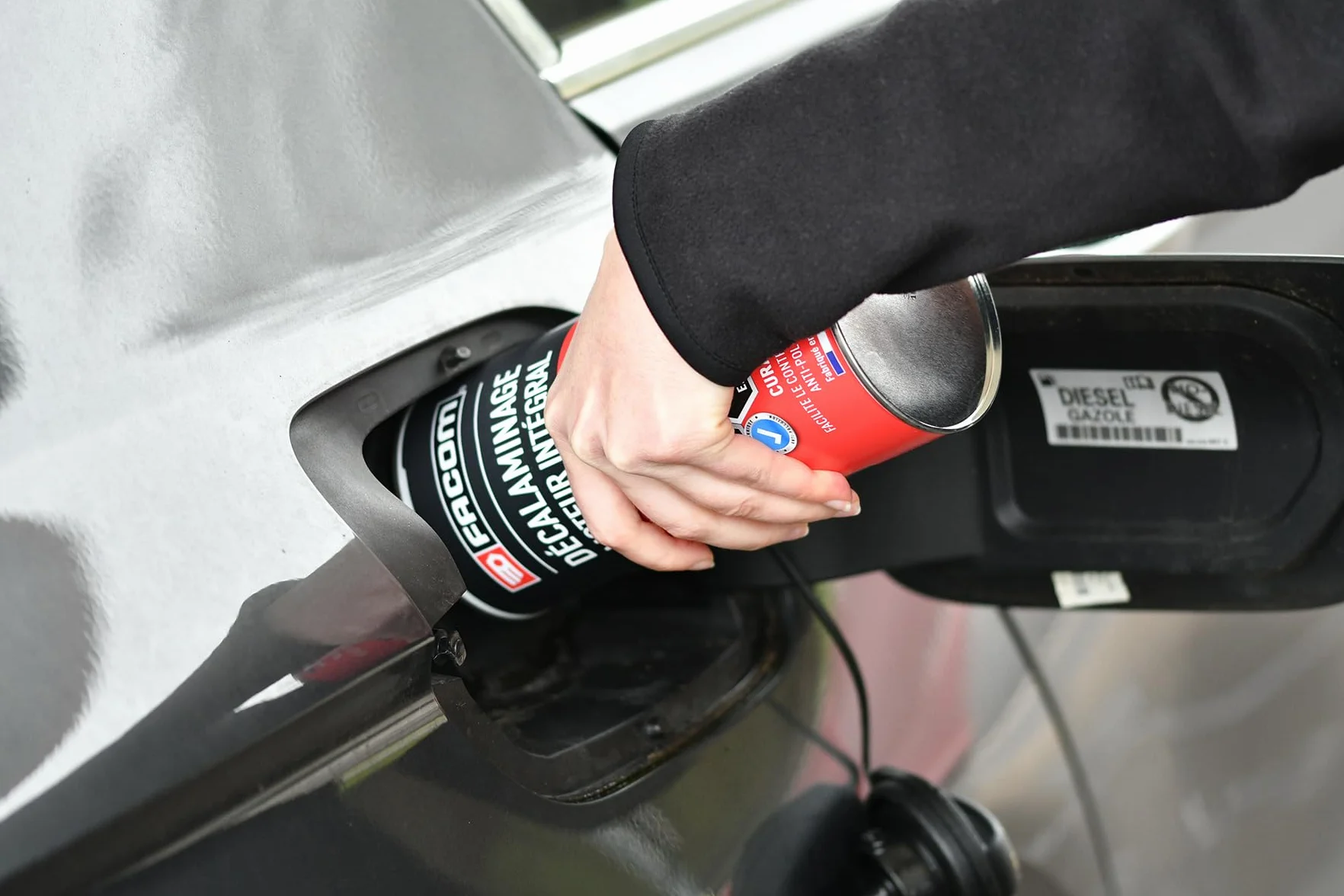 FACOM 006025 Additivo Decarbonizzante Motore Diesel 1L Trattamento Curativo Pulizia EGR Turbo Catalizzatore FAP