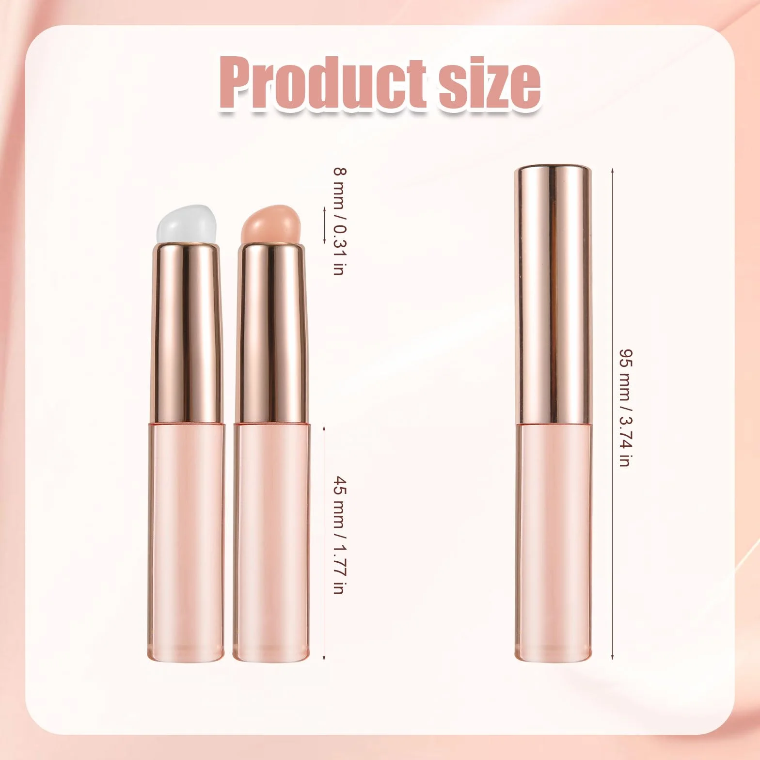 2 Pezzi Pennello per Labbra in Silicone, Applicatore Maschera Labbra con Cappuccio Multifunzionale Pennello Trucco per Rossetti Lucidalabbra Balsamo Labbra Correttore e Nail