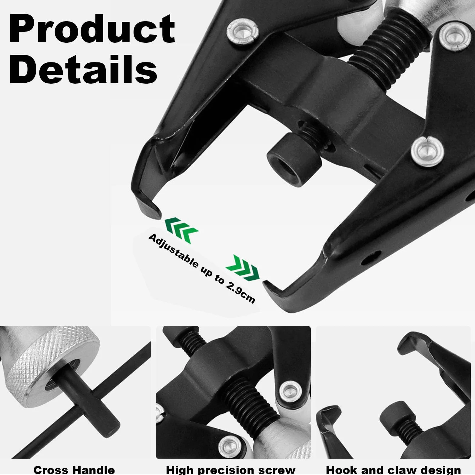 Estrattore Tergicristallo Auto Regolabile Universale 9-30mm 3 Pezzi