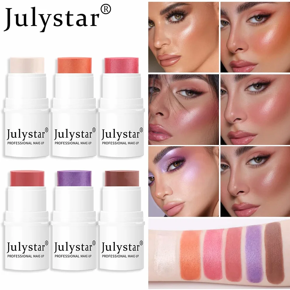 NIE PAN CHONG SHENG Evidenziare Toelettatura Sunburn Rouge Perlescente Blush Cream Blush Blush Bastone Monocromatico Opaco Blush (2)
