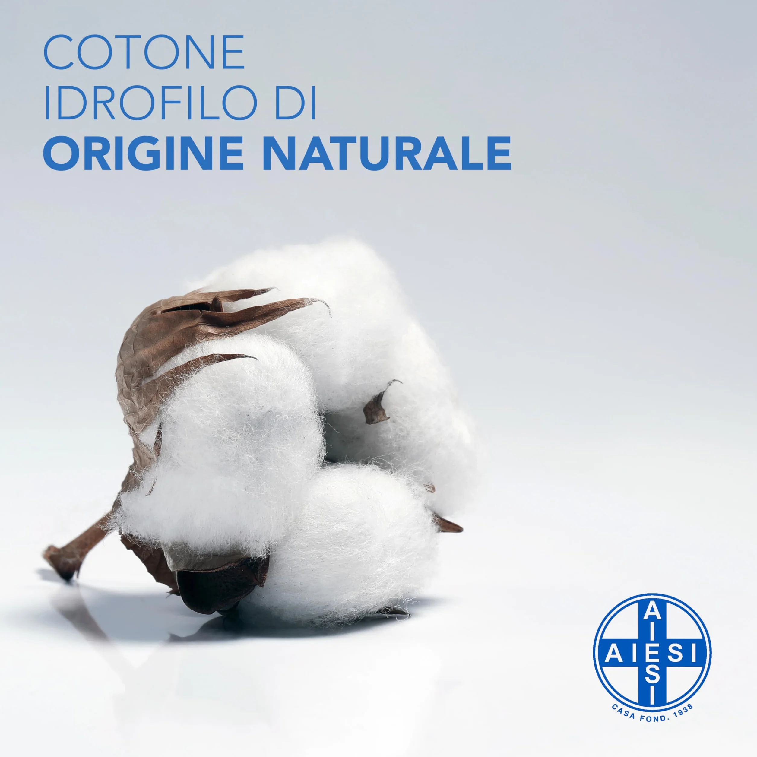 AIESI® Cotone idrofilo (1 kg) qualità oro a zig zag per uso sanitario PHARMASOFT, Made in Italy