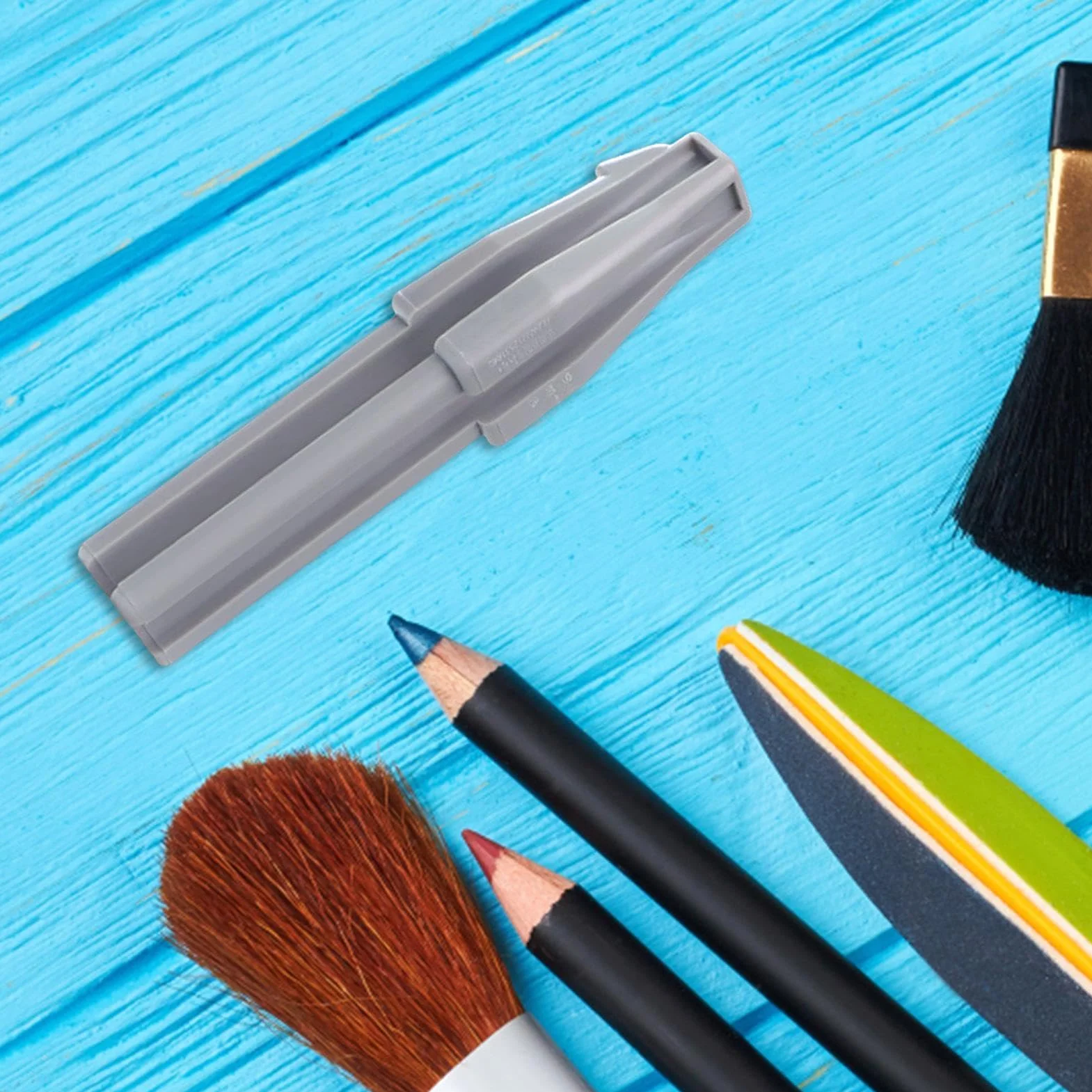 Matita cosmetica per affilatura forma becco temperamatite sopracciglia strumento materiale resistente trucco occhi principianti 13 x