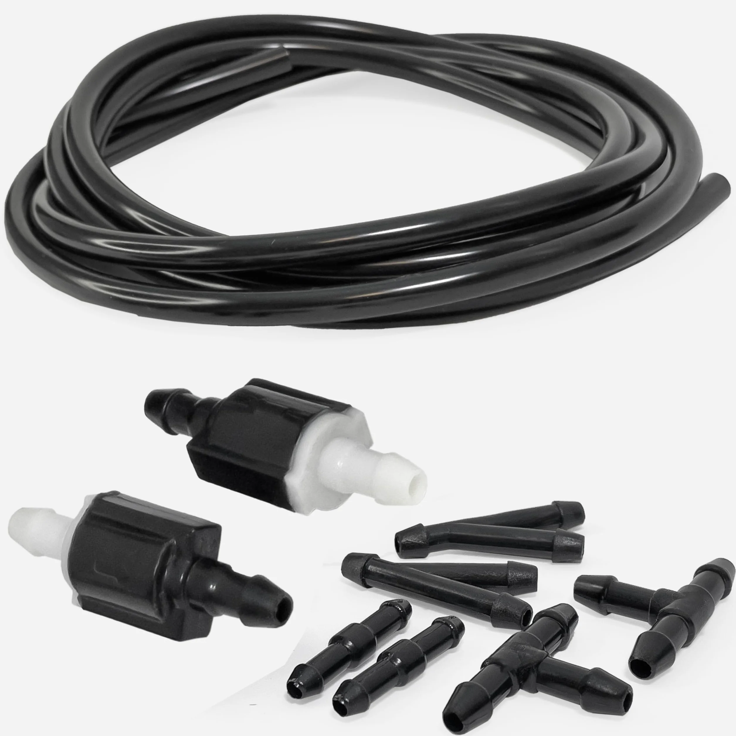 Click&Fit Kit universale valvole di ritegno parabrezza tubo connettori Toyota Ford Chevrolet Nissan riparazione tergicristalli