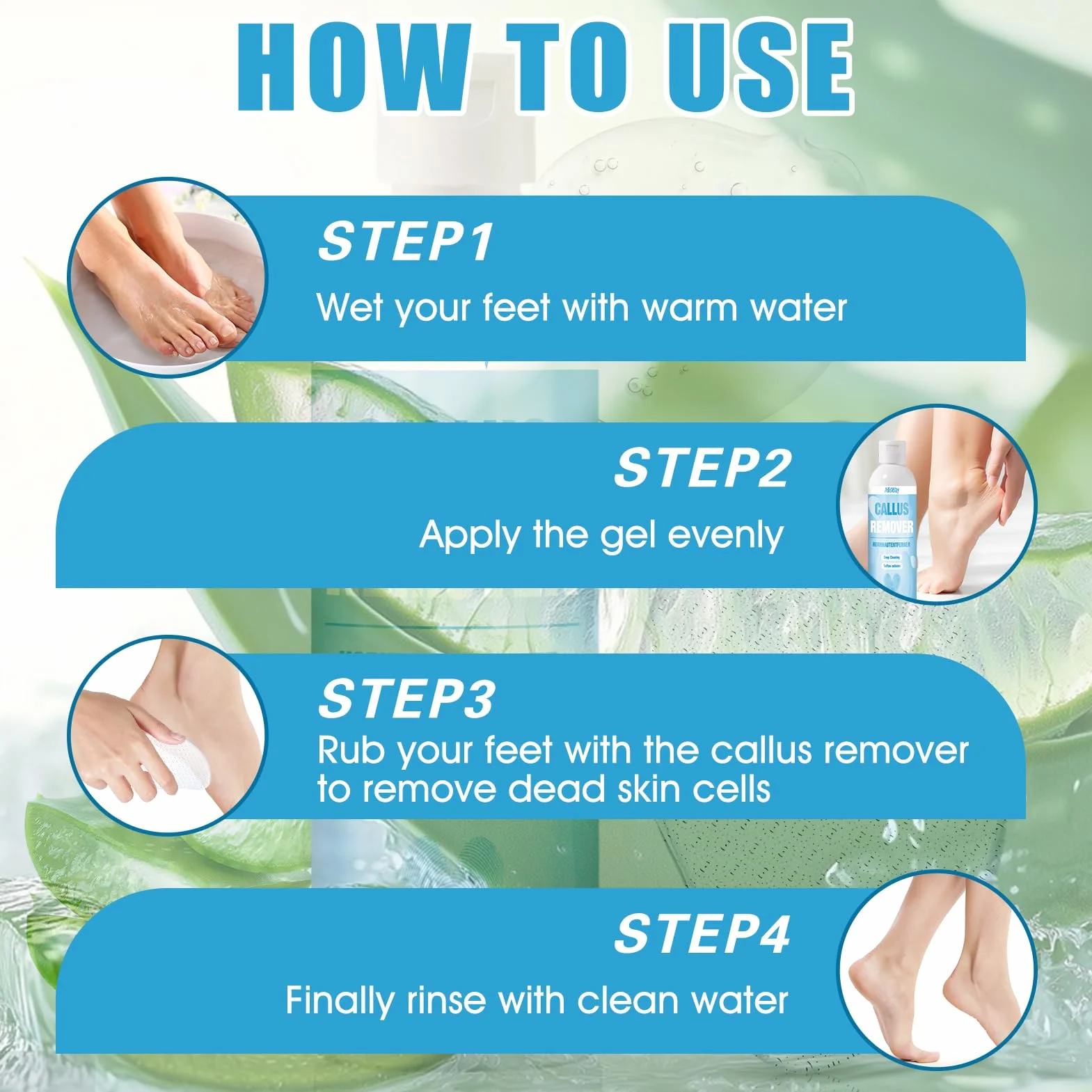 Cheratolitico Piedi, Callus Remover, Esfoliante Piedi, Lima per Piedi in Nano-Vetro, Ammorbidisce la Pelle dei Piedi, Idrata in Profondità, Allevia Secchezza e Screpolature, 250 ml