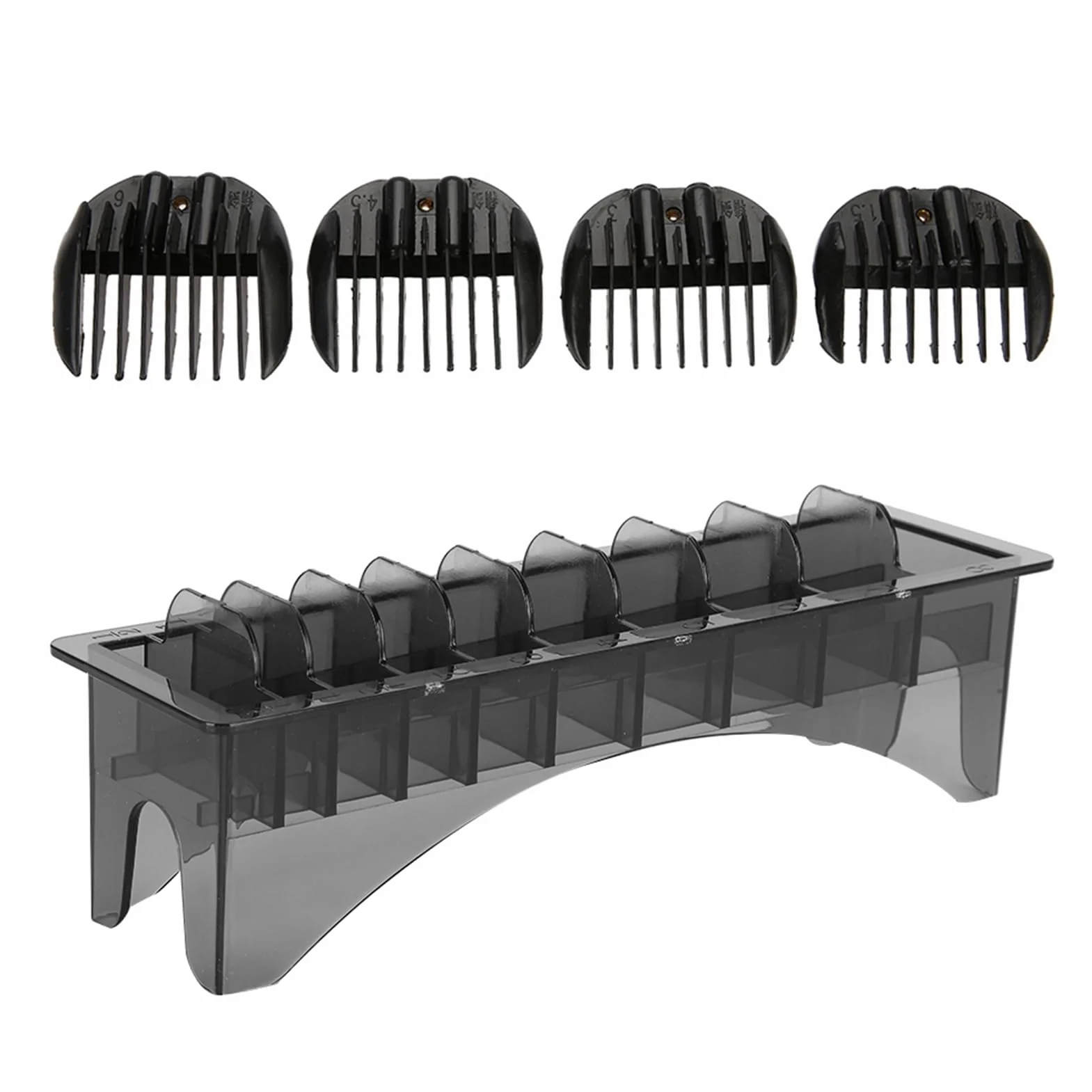 Aramox Ottimo Supporto per Protezione Universale Clipper, 10 Organizzatore di Pettine per Pettine di Plastica, Forniture Ideali Salone e Casa, Spazio e