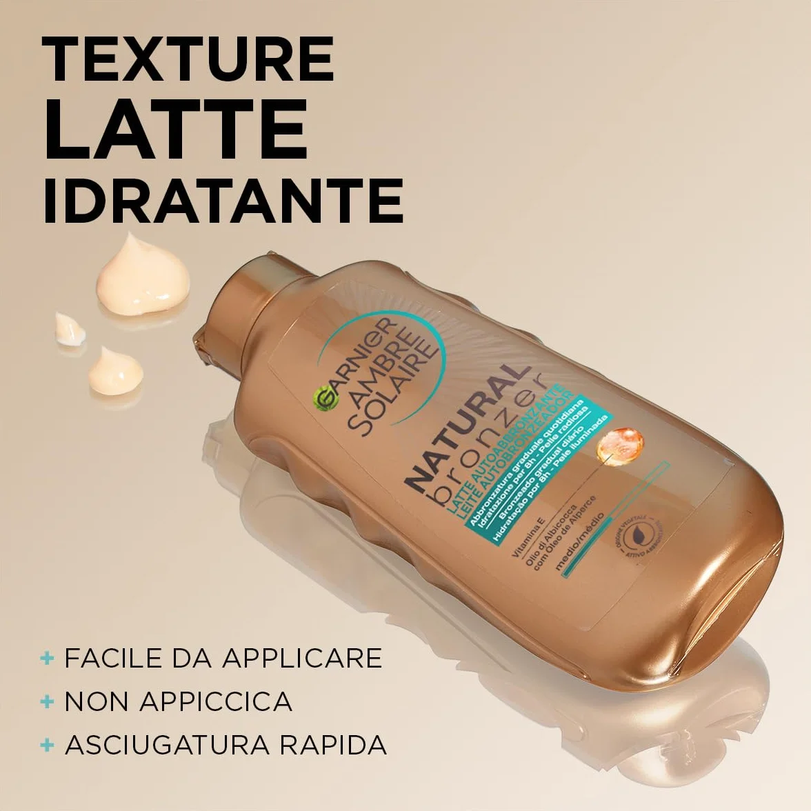 Garnier Natural Bronzer Latte Auto abbronzante 175ML