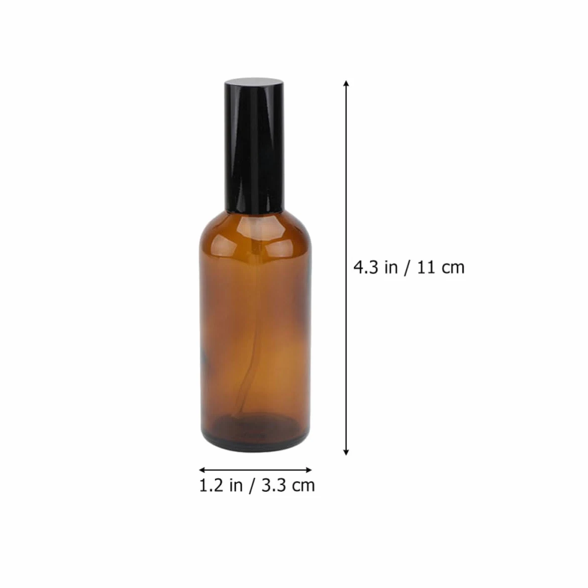 Bottiglie Spray Nebulizzatore Fine 12 Pezzi 30ml Riutilizzabili in Vetro Ambrato per Oli Essenziali per Viaggi e Uso Quotidiano