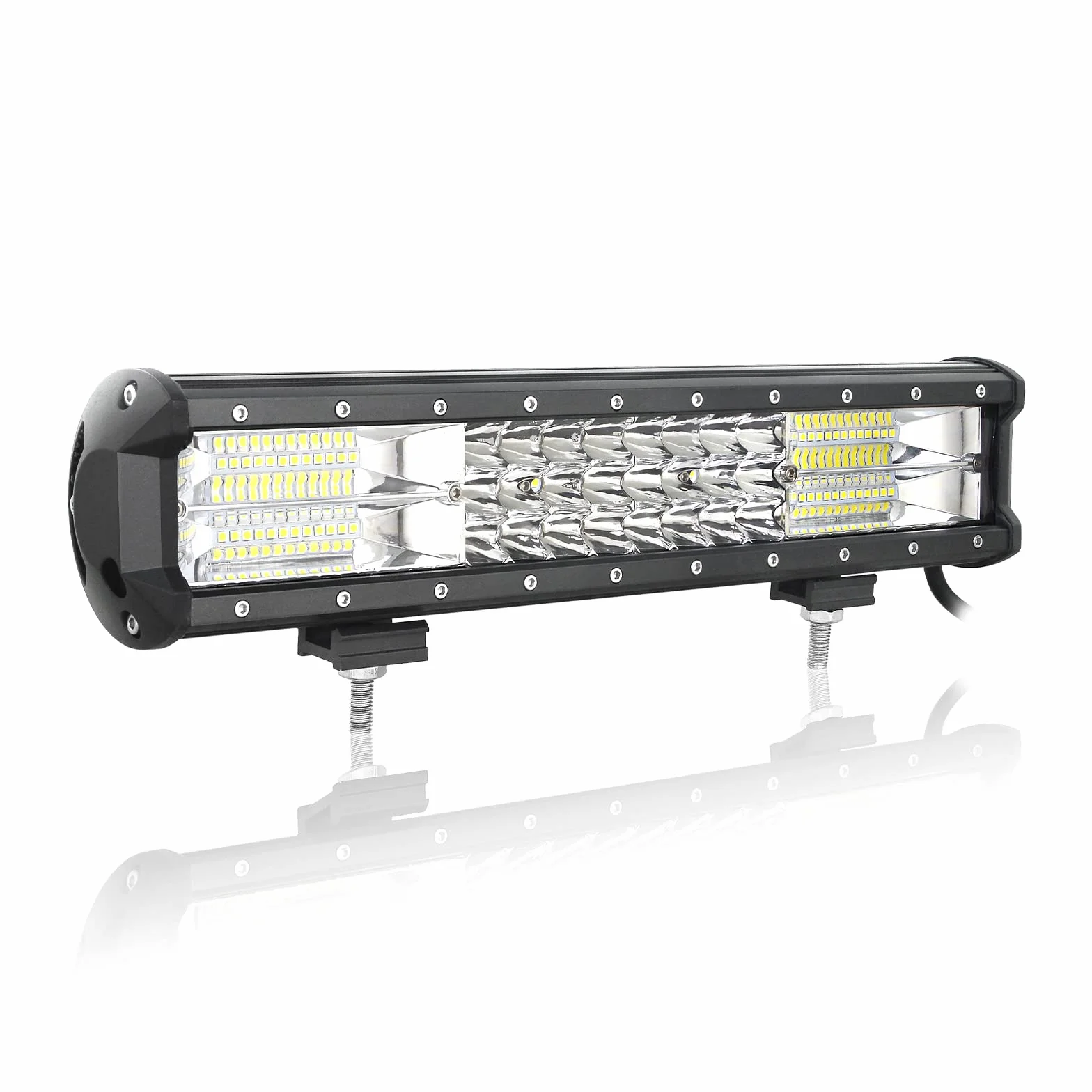 Willpower Barra LED Fuoristrada 51cm 288W Spot Flood Combo DC 12V Impermeabile Fari LED Luce da Lavoro