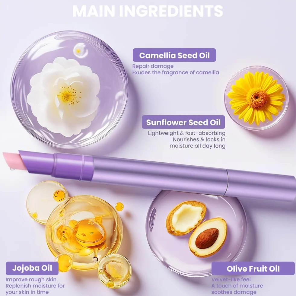 LOPHE Penna 3 In 1 per la Cura, 1PC Cuticle Scrub Pen con 45°Punta In Ceramica, con Olio di Semi di Camelia e Semi di Girasole – Idrata e Nutre in Profondità, Formula non Grassa