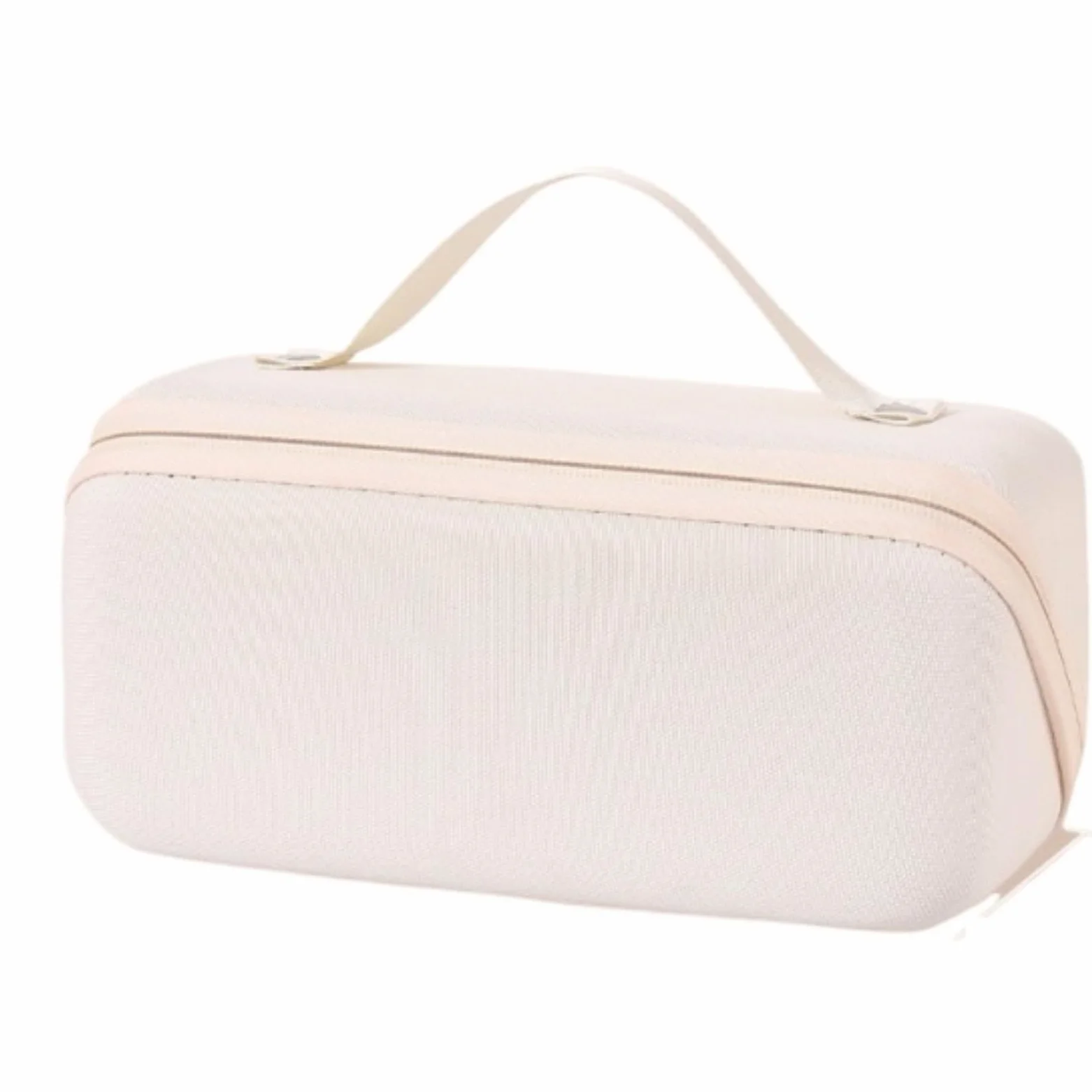 Organizzatore Smalto per Unghie Scatola Portaoggetti Portatile for Smalti, Cosmetici E Gioielli Toletta Trucco(White)