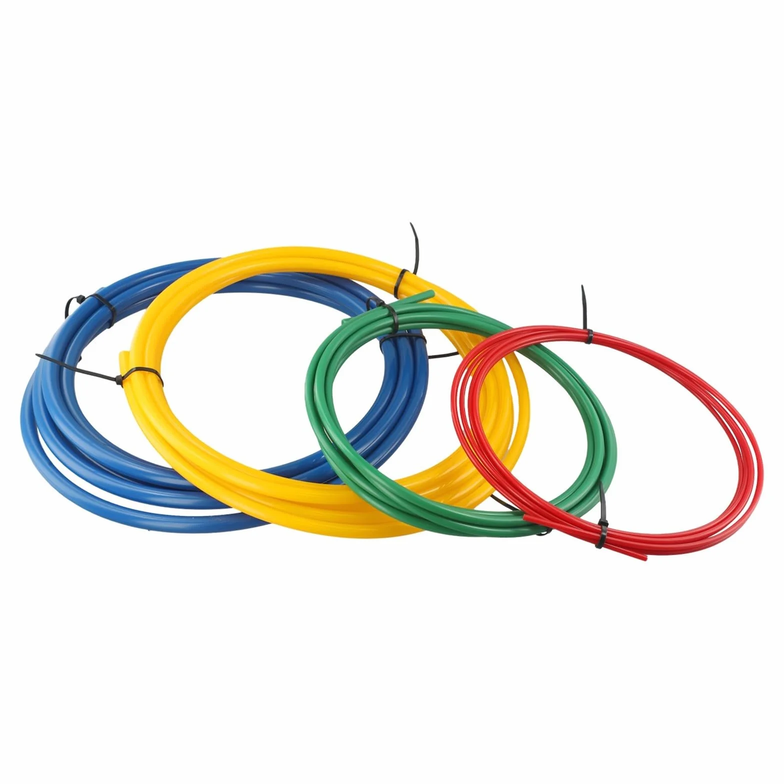 Kit piegatubi in rame per aria condizionata, set di molle piegatubi in plastica PE con 4 misure per HVAC, rosso, verde, giallo, blu