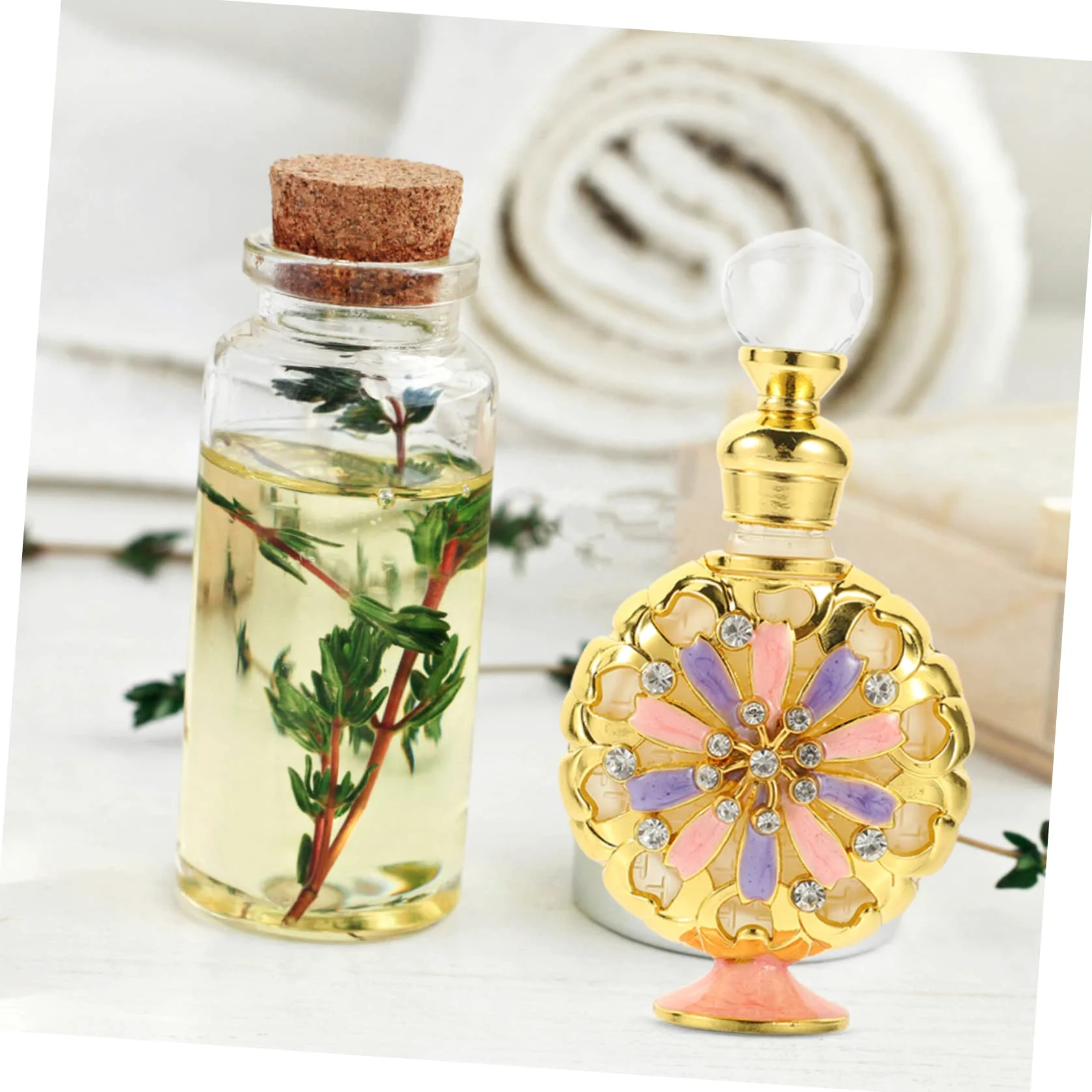 FOMIYES 2 Flaconi Tascabili Leggeri Mini Dispenser Di Profumo Ricaricabile Per Viaggi Da 30 Ml