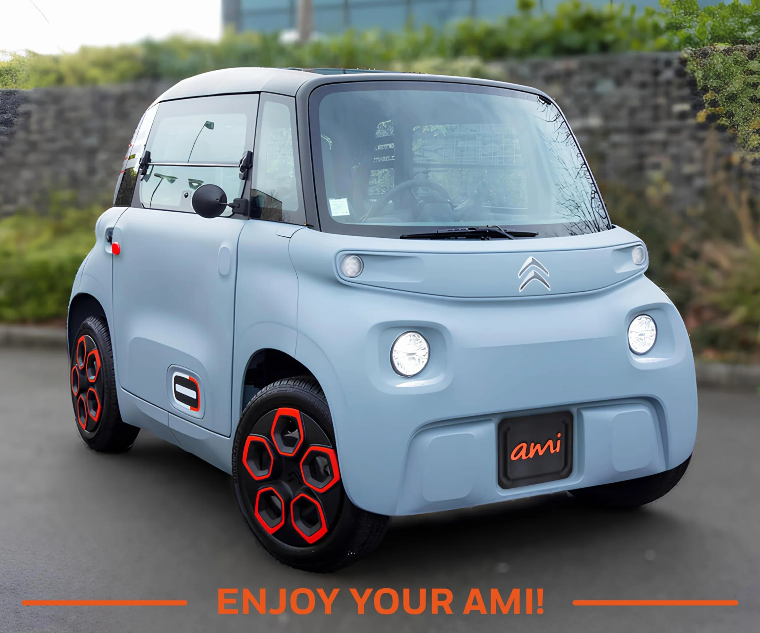 Targa Anteriore Decorativa 230x180mm Compatibile con Citroen AMI 2020-2025