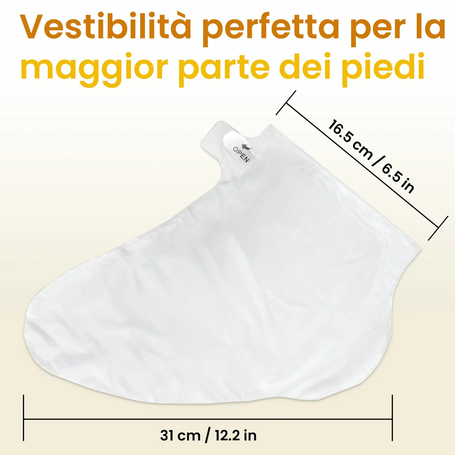 Maschera per Piedi Idratante, Cura per Talloni Screpolati con Burro di Karité, Olio di Jojoba e Vitamina E, Maschera Piedi Secchi Screpolati, (6 Paia)