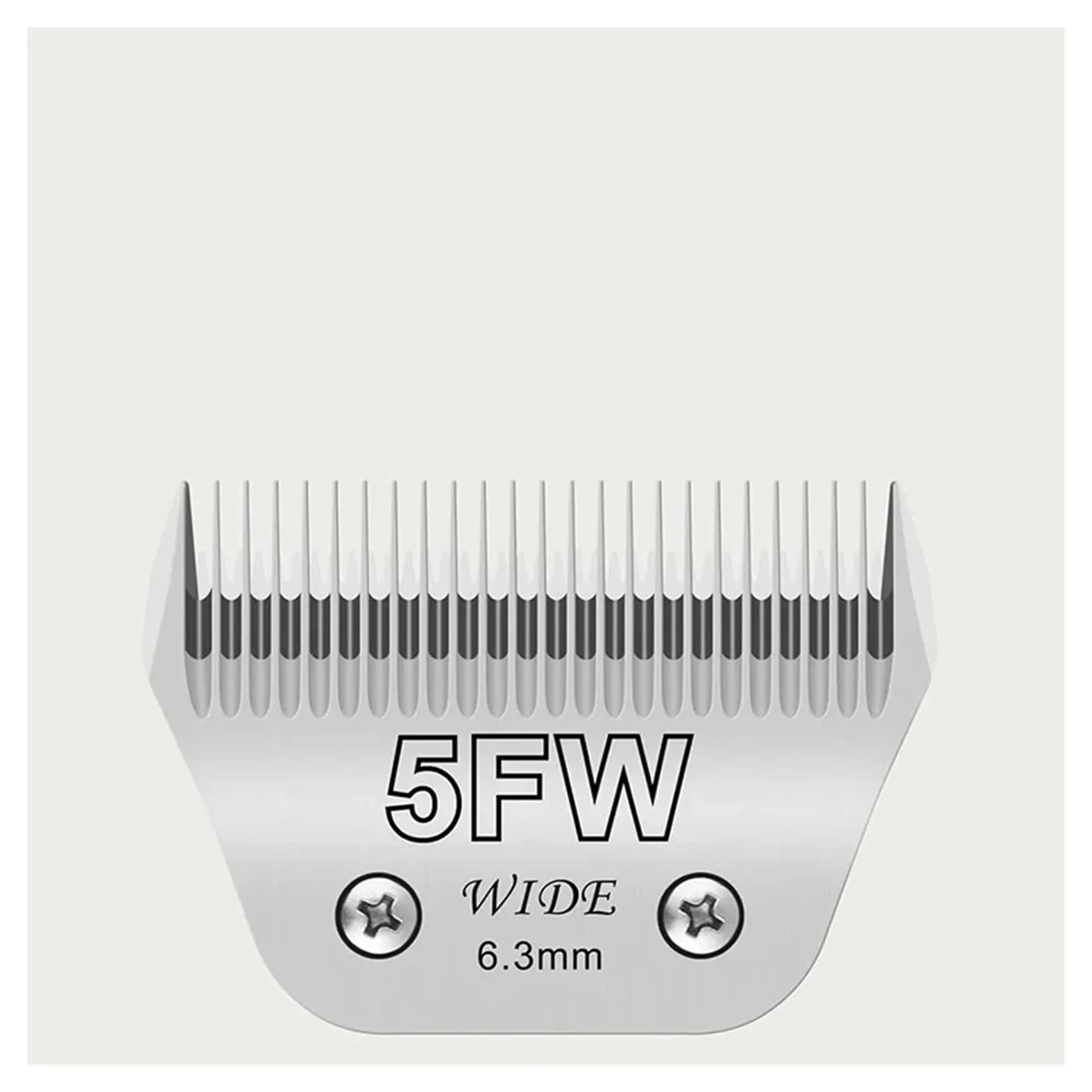 Lama Di Ricambio Staccabile For Animali Domestici, Cani E Cavalli, 5FW, Compatibile Con Andis, Compatibile Con OSTER, A5, Compatibile Con Wahl, Tosatrici Km10(5FW wide)