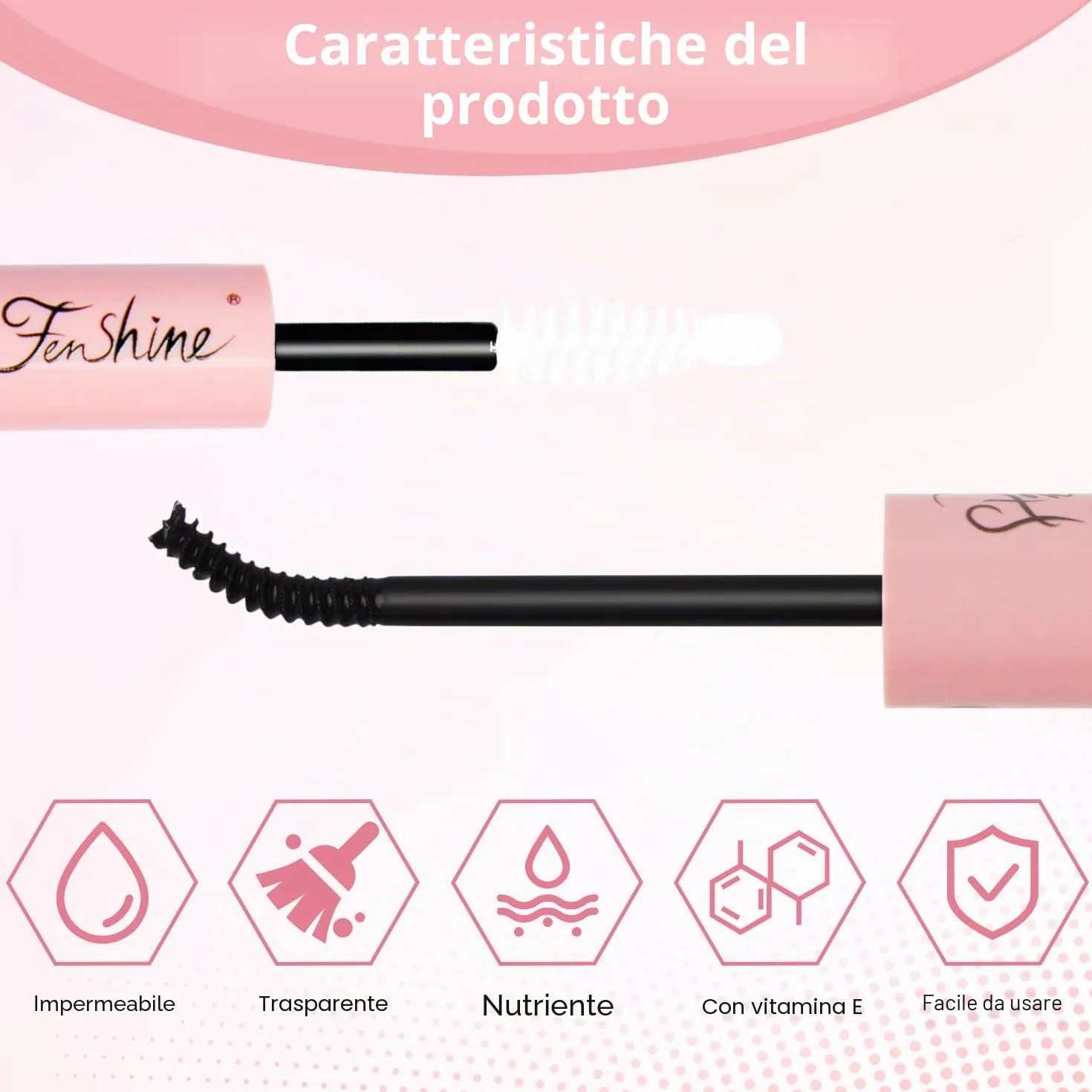 Fenshine Ciglia Finte Cluster Morbide T50 Eyelash Extension Kit