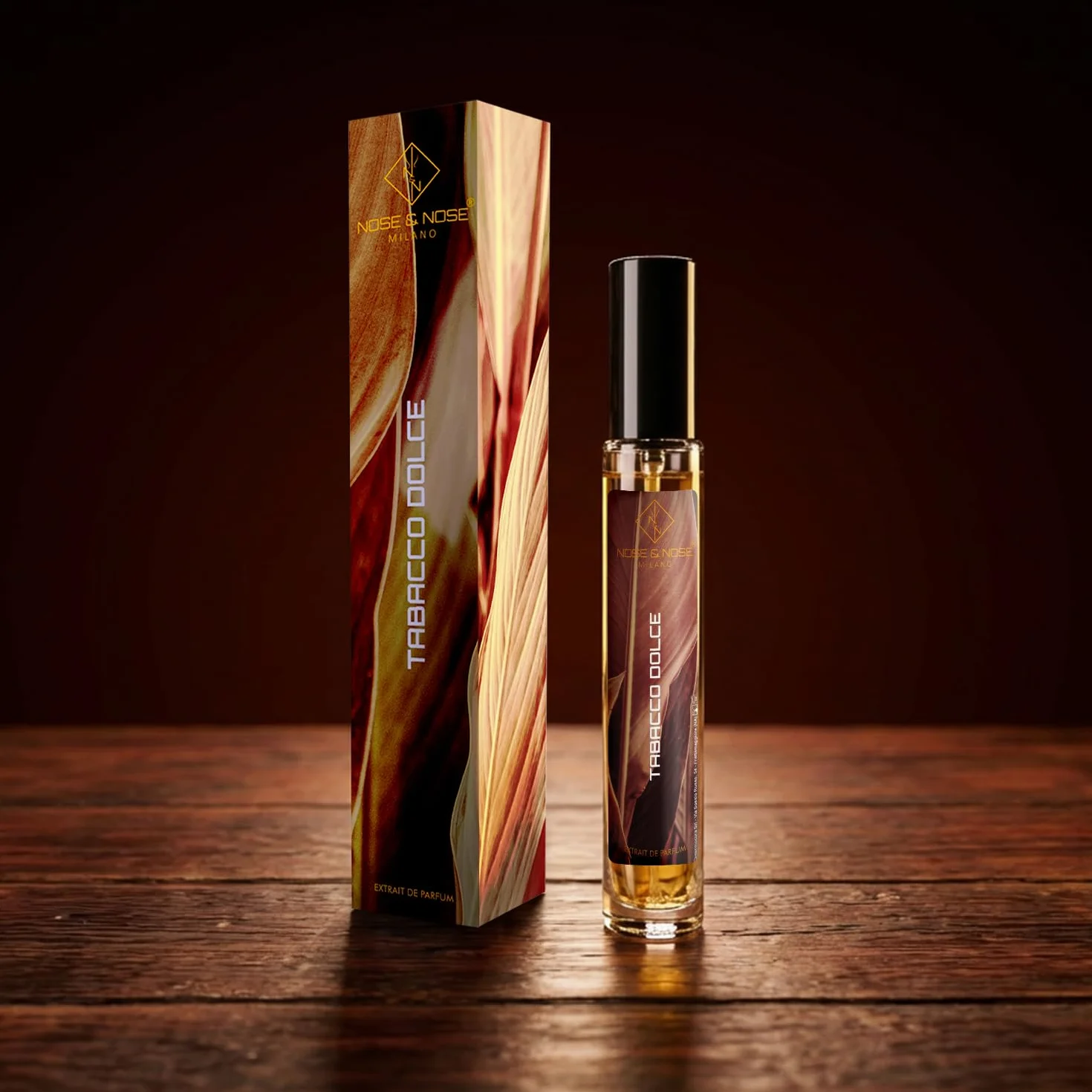 NOSE & NOSE MILANO Tabacco Dolce Profumo Unisex Extrait de Parfum Equivalente e Ispirato Tobacco Vanille - Profumo di Lunga Durata e persistente, Fragranza Intensa con 30% di Essenza Pura 100 ml