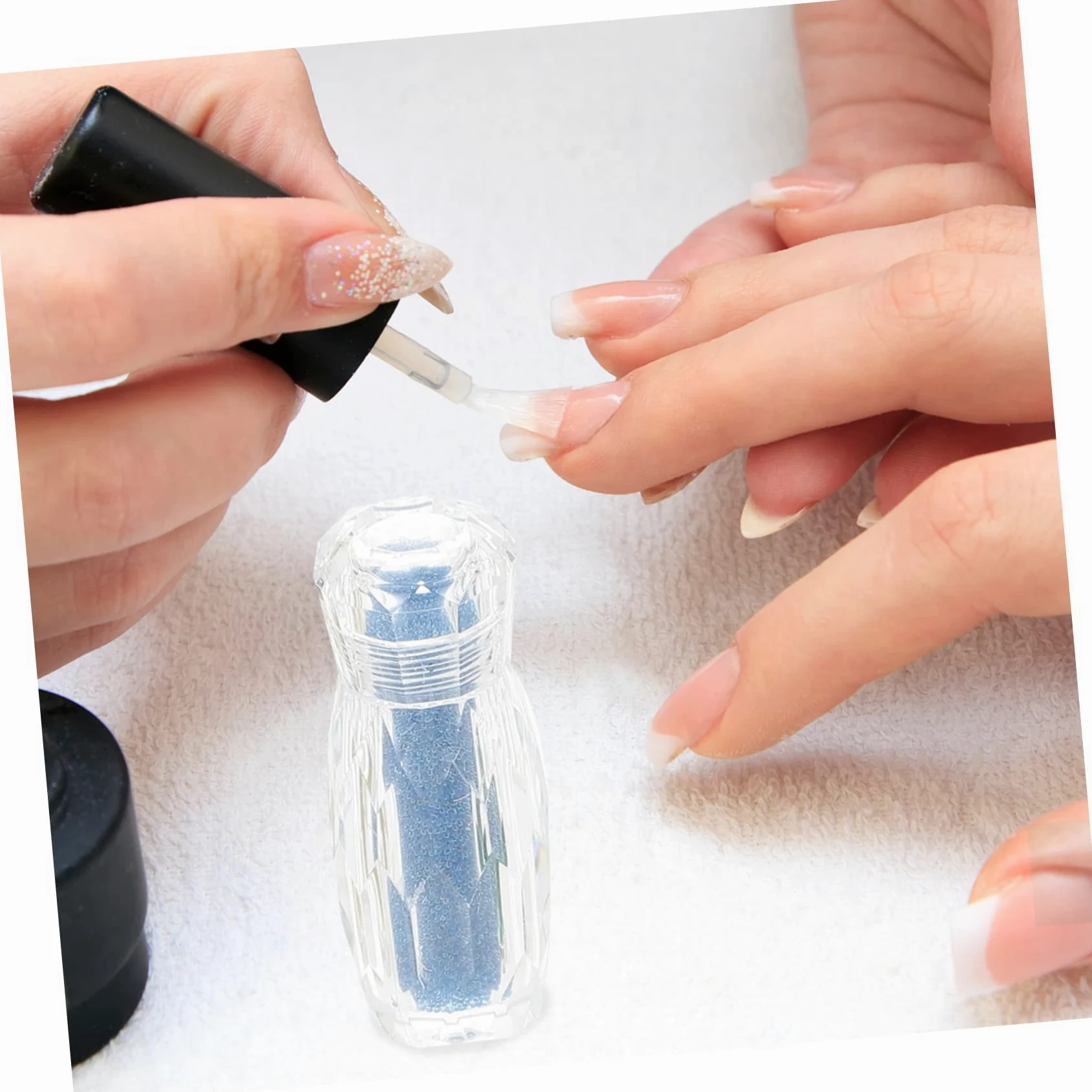 Palline di Vetro per Nail Art 10 Bottiglie Decorazioni Unghie | Microperle di Caviar, Accessori per Nail Art, per Uso su Unghia e Craft Making, Effetto Brillante