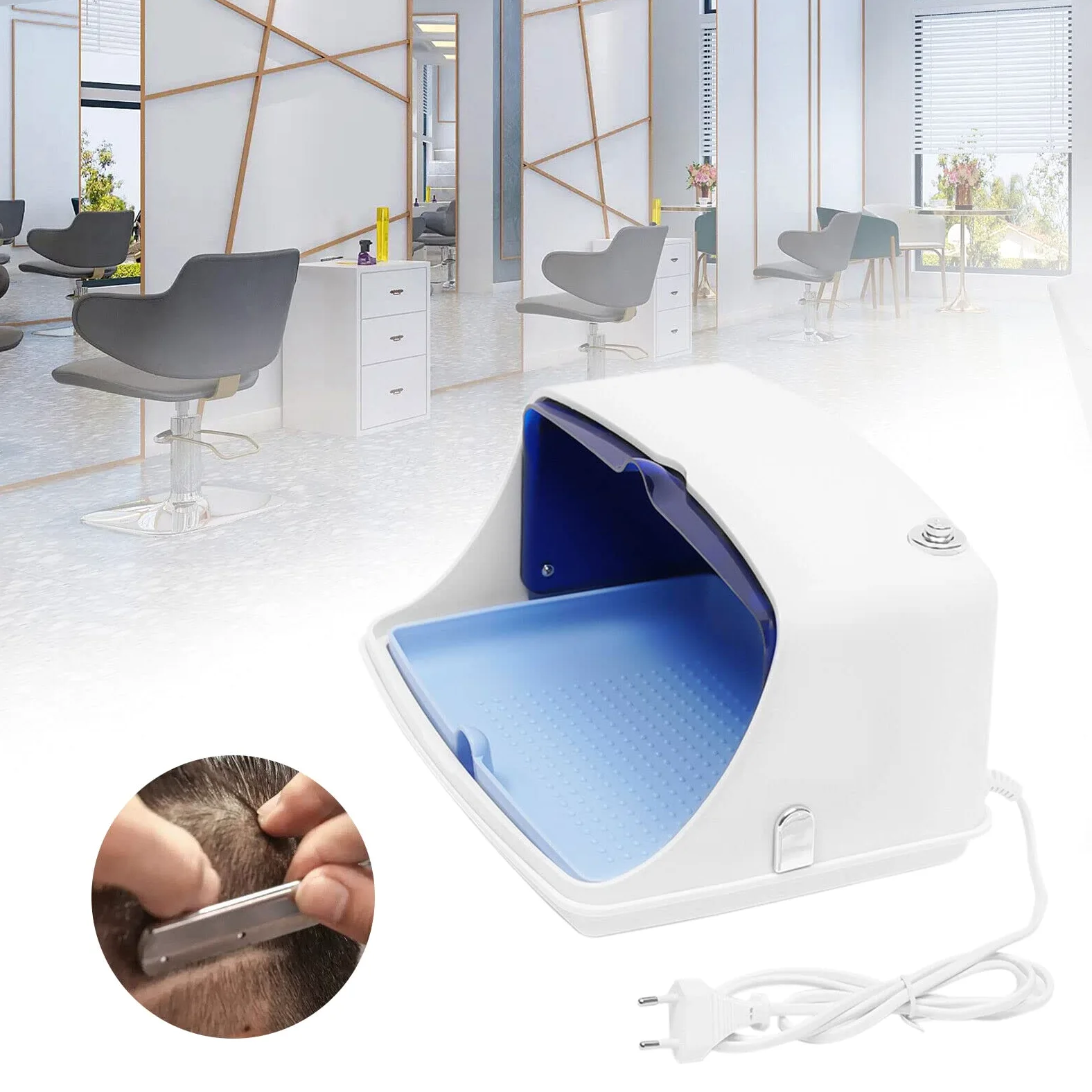 Scatola di disinfezione UV UV LED sterilizzazione Sterilizzatore Salone Unghie con Una Piastra Rimovibile Fornita per Strumenti Manicure