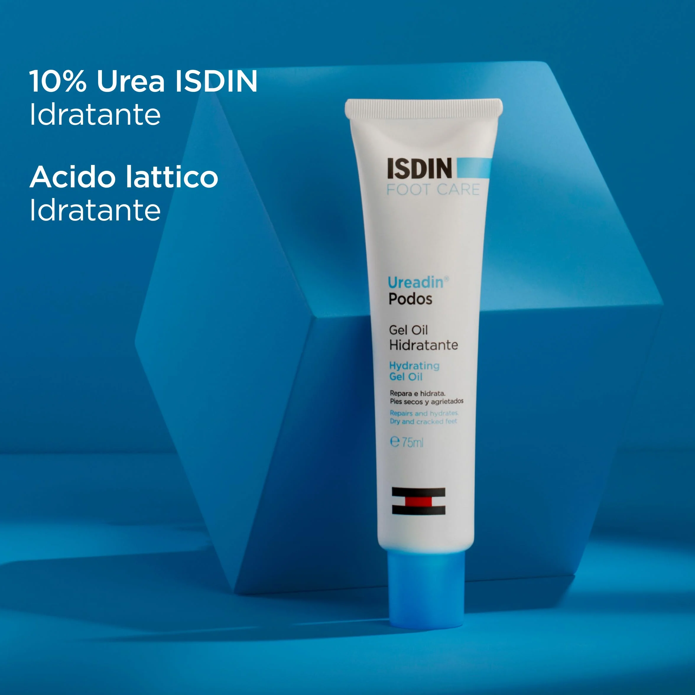 ISDIN Ureadin Podos 75 ml Gel Olio Idratante 10% Urea Ripara Piedi Secchi Screpolati