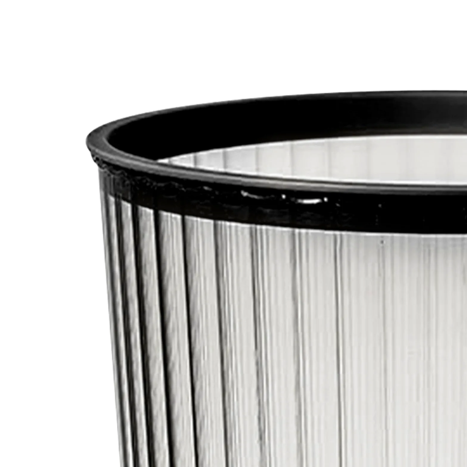 Porta pennelli da trucco in plastica di grande capacità, design a scorrimento laterale attrezzato e base girevole a 360 gradi, organizer multi rotante per pennelli da trucco, rossetto (grigio)