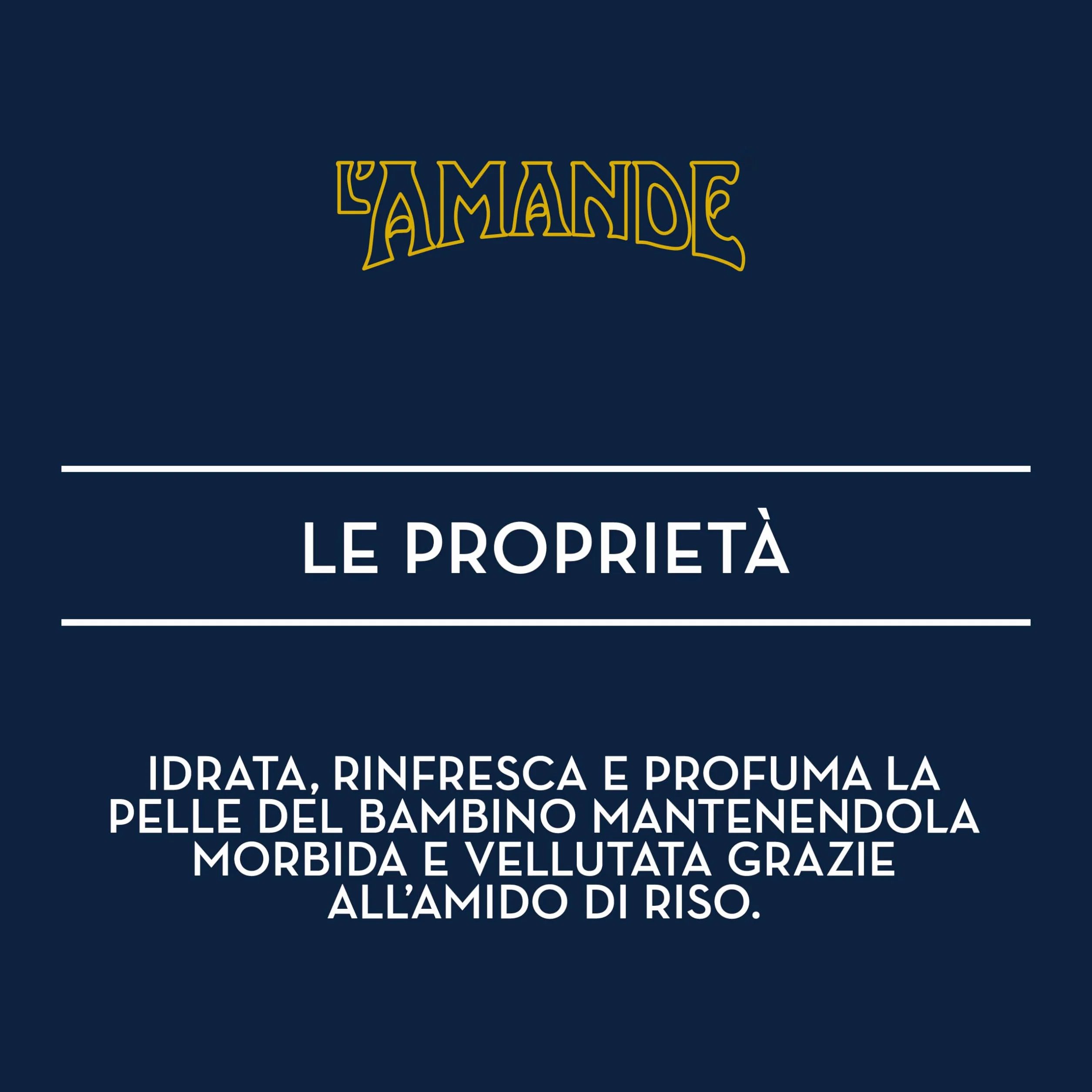 L'AMANDE Acqua Profumata Bambini e Neonati Spray Corpo Idratante Calmante Senza Alcool Estratto di Riso 150 ml