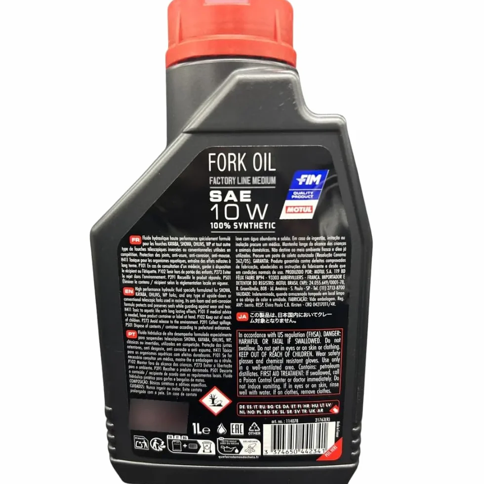 MOTUL OLIO FORCELLA FACTORY LINE 10W 1LT