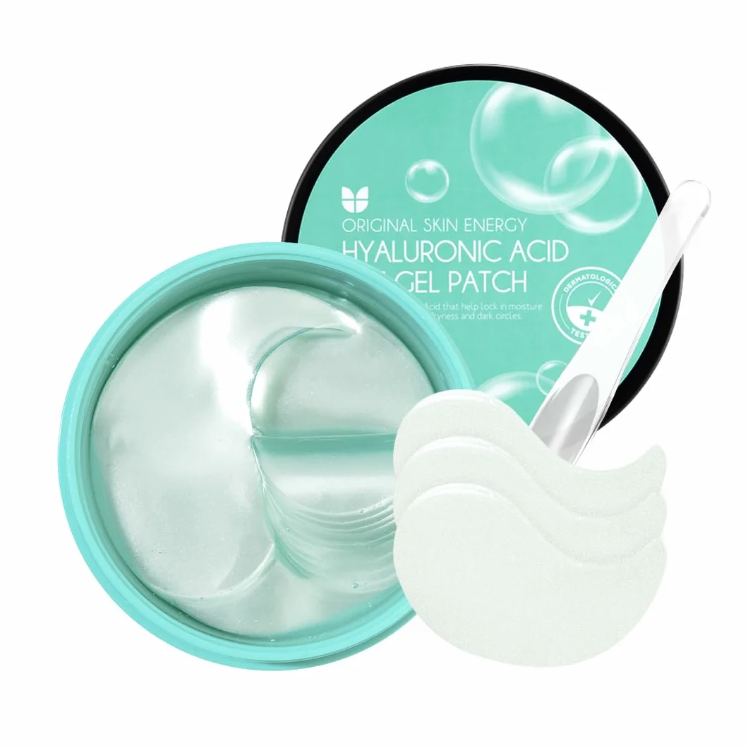 Mizon Cerotti Gel per Occhi all'Acido Ialuronico (30 coppie) Trattamento per Occhi Gonfi, Occhiaie, Borse Sotto gli Occhi, Cura delle Rughe, Idratante (Hyaluronic Acid Eye Gel Patch)