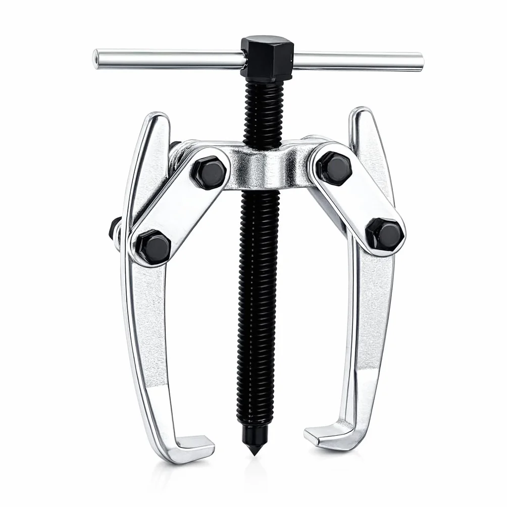 KATSU Estrattore per Cuscinetti per Ingranaggi a due Ganasce 60mm, Acciaio al Carbonio 2 Bracci Strumento di Rimozione per Estrattore di Cuscinetti per Ingranaggi per Auto Moto Riparazione