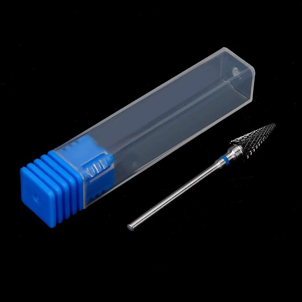 Punta Fresa Conica Unghie Set, Accessori per Tagliaunghie in Ceramica per Manicure Pedicure