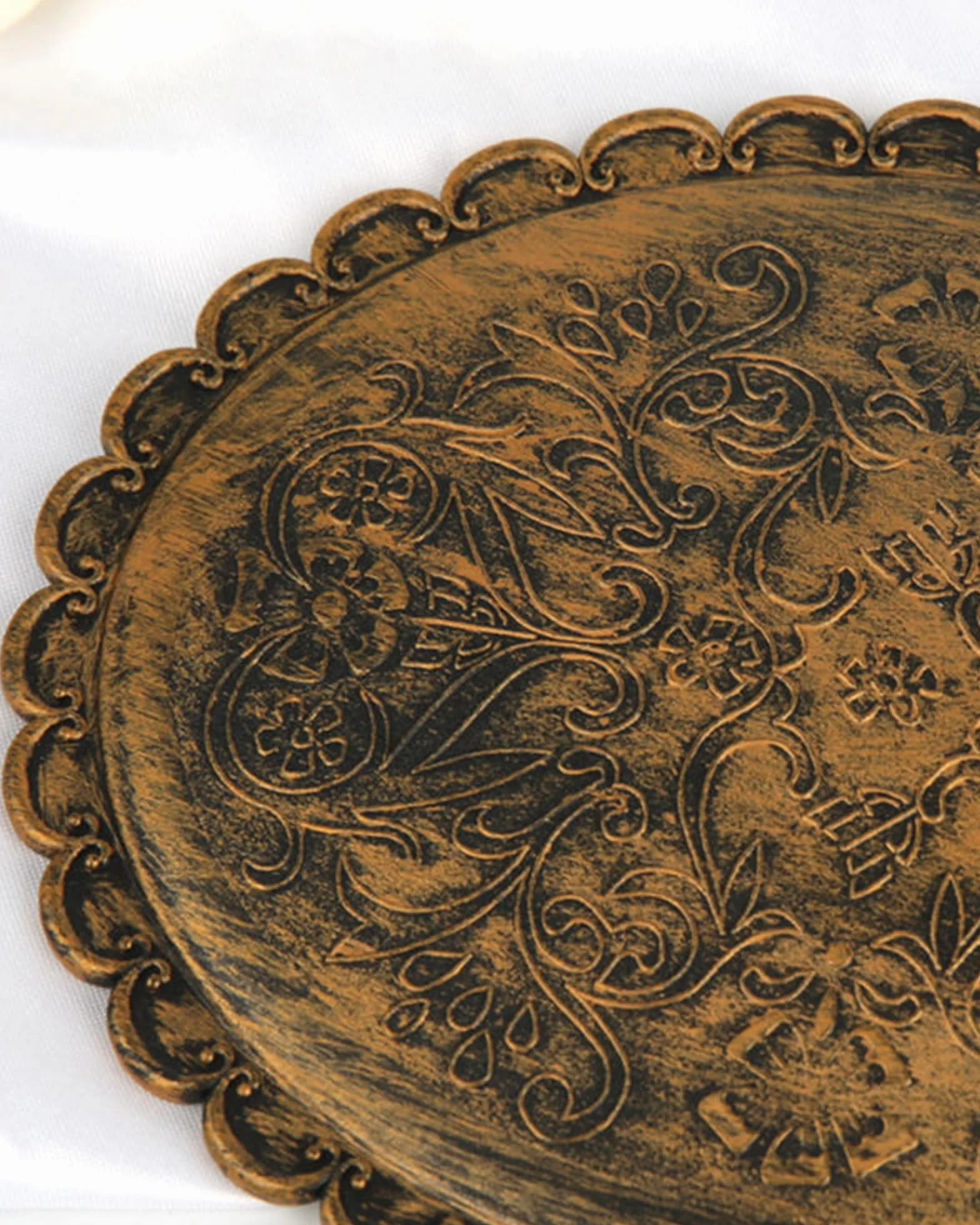 Specchio a Mano Vintage Bronzo, Mini Specchio Ellittico Compatto per Parrucchiere, Trucco, Casa, Viaggi