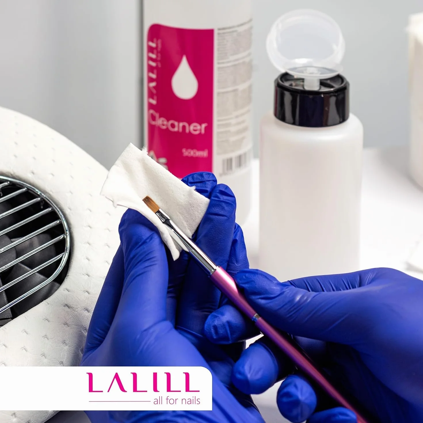 LALILL Dischetti di Cellulosa 2000 pz - 8 Strati - Pad Senza Pelucchi per Gel e Semipermanente - Nail Cleaner, Acetone, Remover - Accessori Manicure Professionale e Nail Art