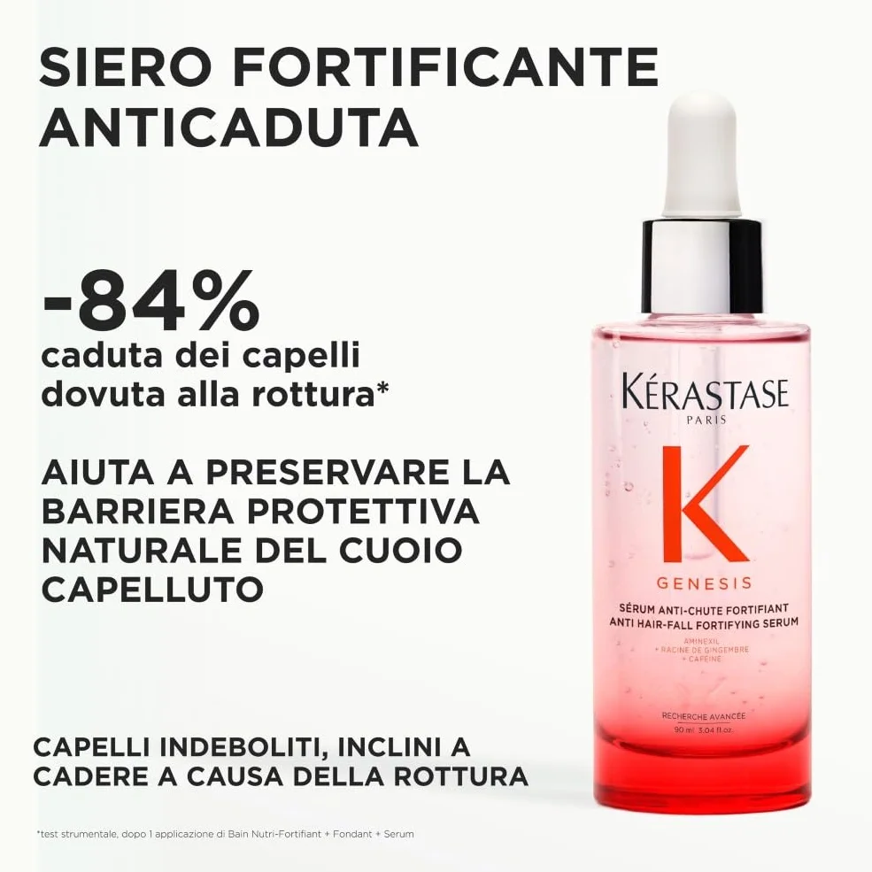 Kérastase Genesis Siero Fortificante Anti-Caduta Trattamento Senza Risciacquo Capelli Fini Indeboliti