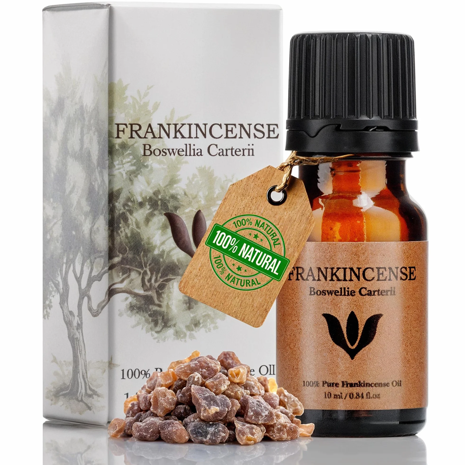 Olio Essenziale Incenso - Puro al 100%, 10ml di Incenso | Naturale Distillato a Vapore Essenziale per il Viso, Olio Per Diffusore Ambiente