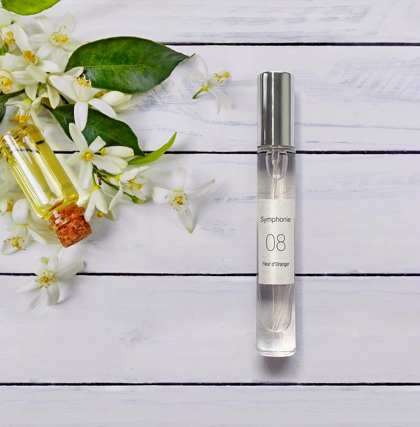 SYMPHONIE - Cofanetto 6 vaporizzatori Eau de Parfum • Profumi Donna • Idea Regalo Festa della Mamma • Collezione EVAFLORPARIS • 10 ml