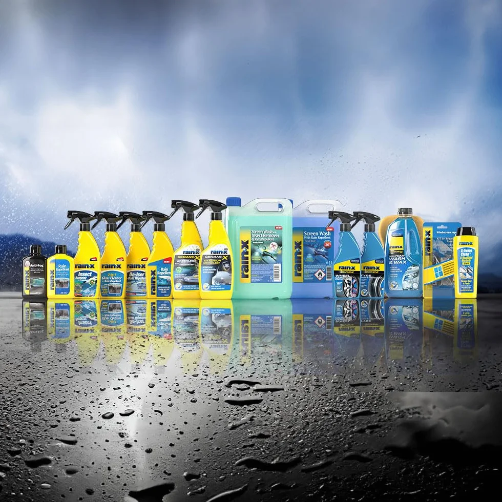 Rain-X Liquido Lavavetri Antipioggia Elimina Insetti 5L