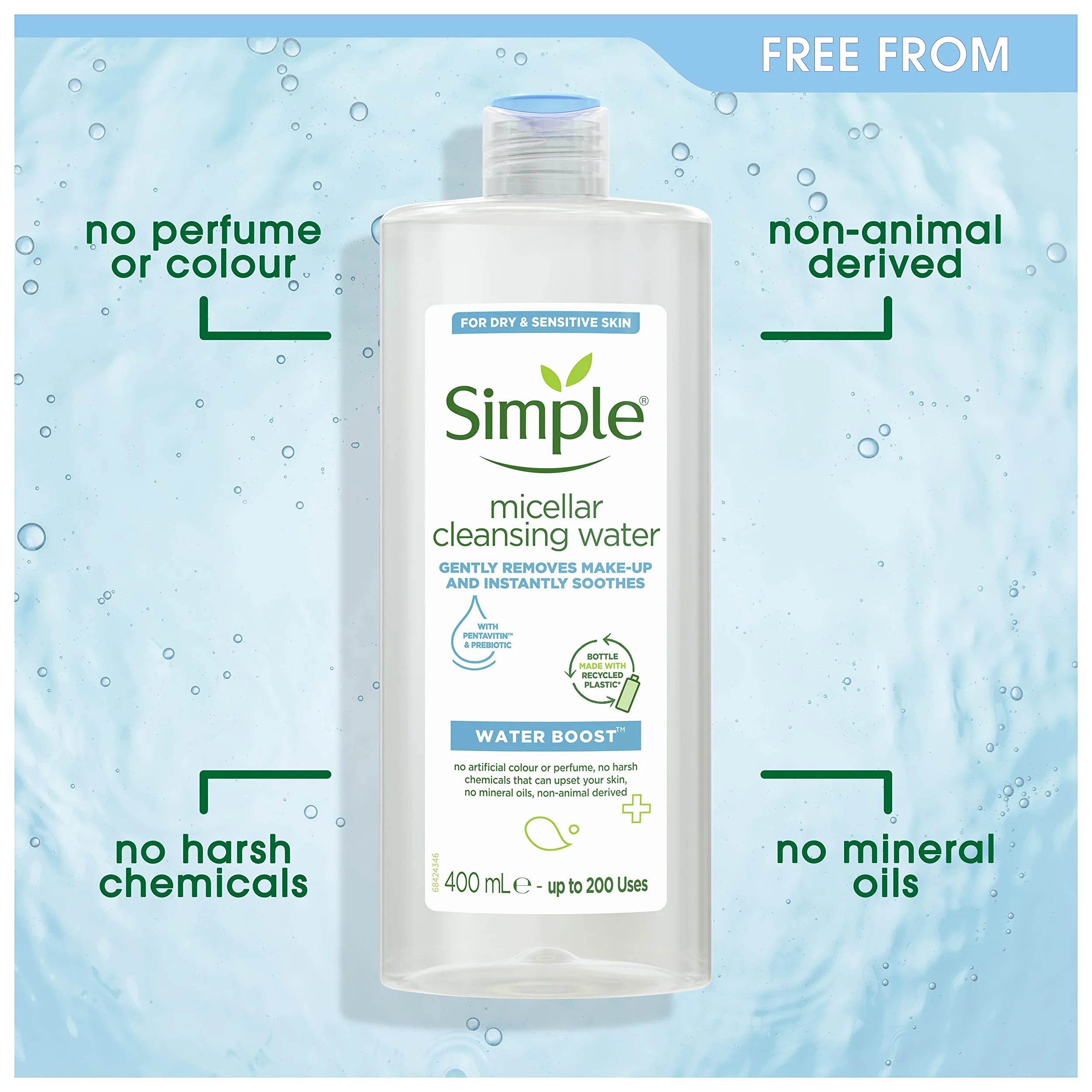Semplice acqua Boost Micellare acqua, 400 ml
