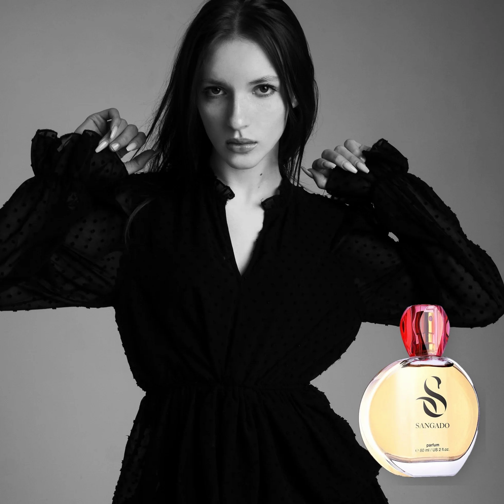 SANGADO Orchidea Nera, Profumo per Donne (parfum), Lunga Durata 8-10 Ore, Fragranza Lussuosa, 60 ml, Codice: 595
