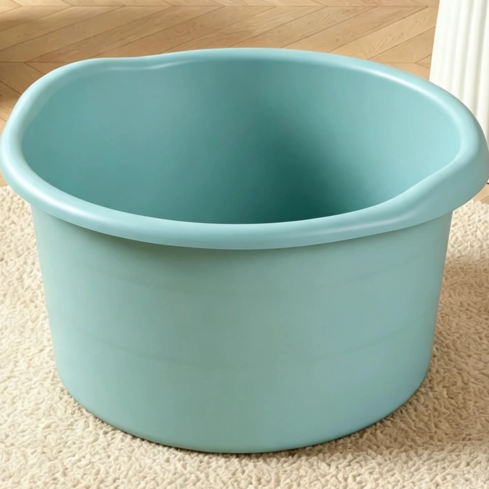 Vasca Idromassaggio I Piedi, Protuberanze Massaggianti Suola Integrate | Corpo Ispessito Resistente All'usura,Design Accentuato L'ammollo Dei Vitelli,Adatto L'uso Domestico(Blue)