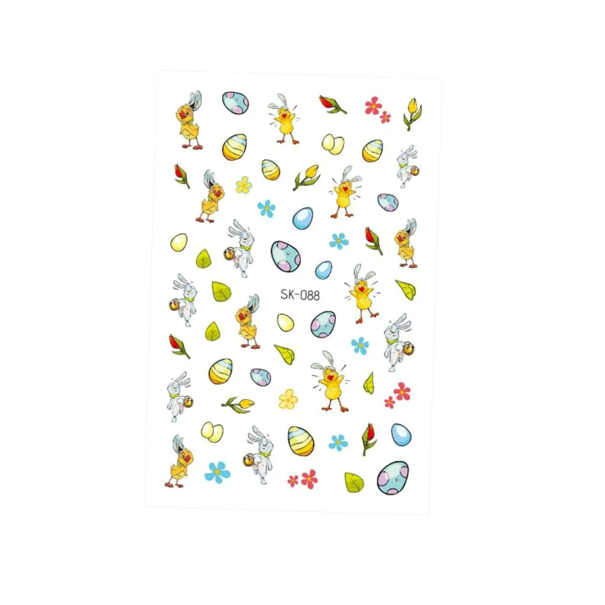 Healeved 3 Set Di Adesivi Per Nail Art Pasquali Per Bambini Fogli Adesivi Per Nail Art Pasquali Per Bambini 10 Pezzi * 3
