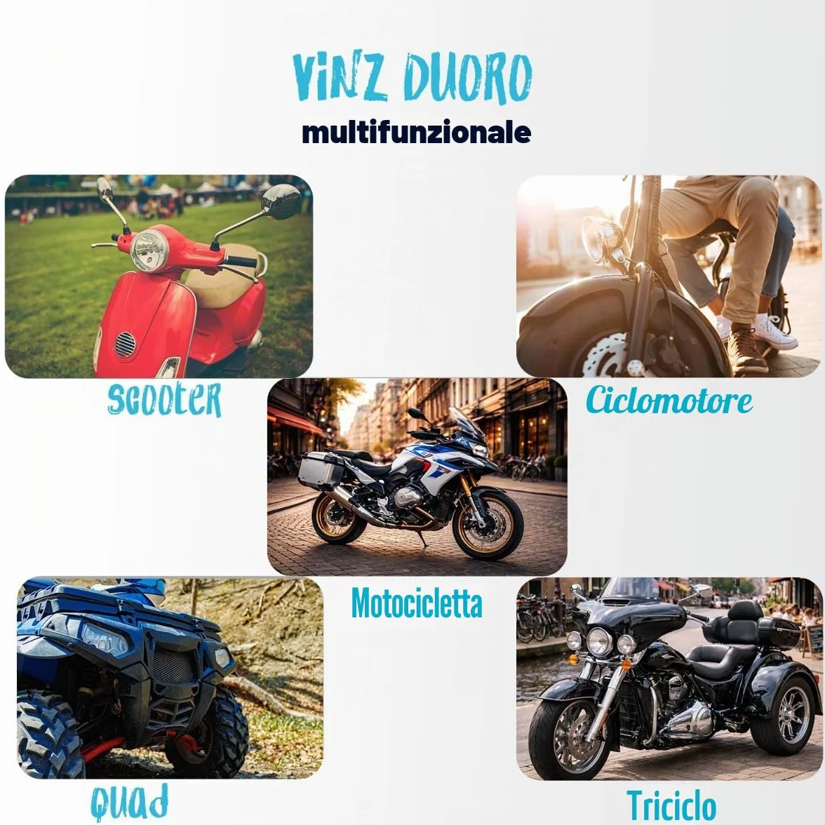 VINZ Duoro Casco Scooter Moto Donna Uomo XS-XXL Jet Visiera Certificato ECE 22.06