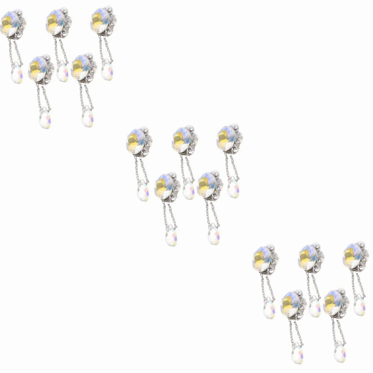 15pezzi Charm Per Unghie Ciondoli Per Nail Art Decorazioni Eleganti Per Manicure Accessori Diy Per Unghie Design Unico e