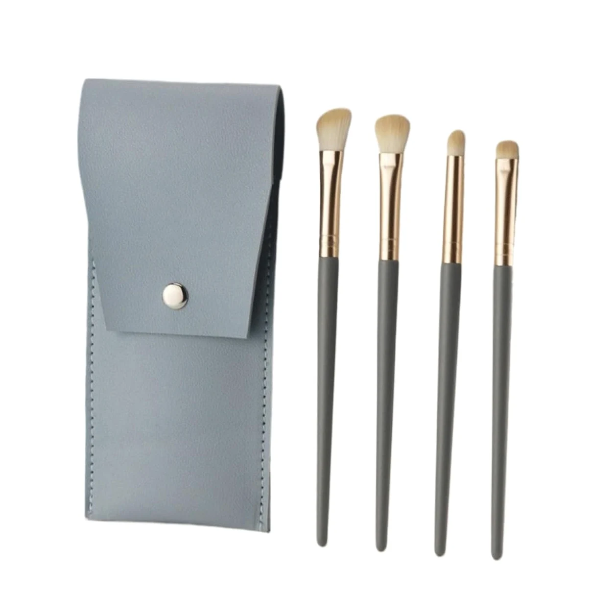 Set di pennelli per ombretto Pennello per Trucco per Capelli Morbidi Pennello per ombretto Portatile Naso Halo Dying Set da 4 Pezzi
