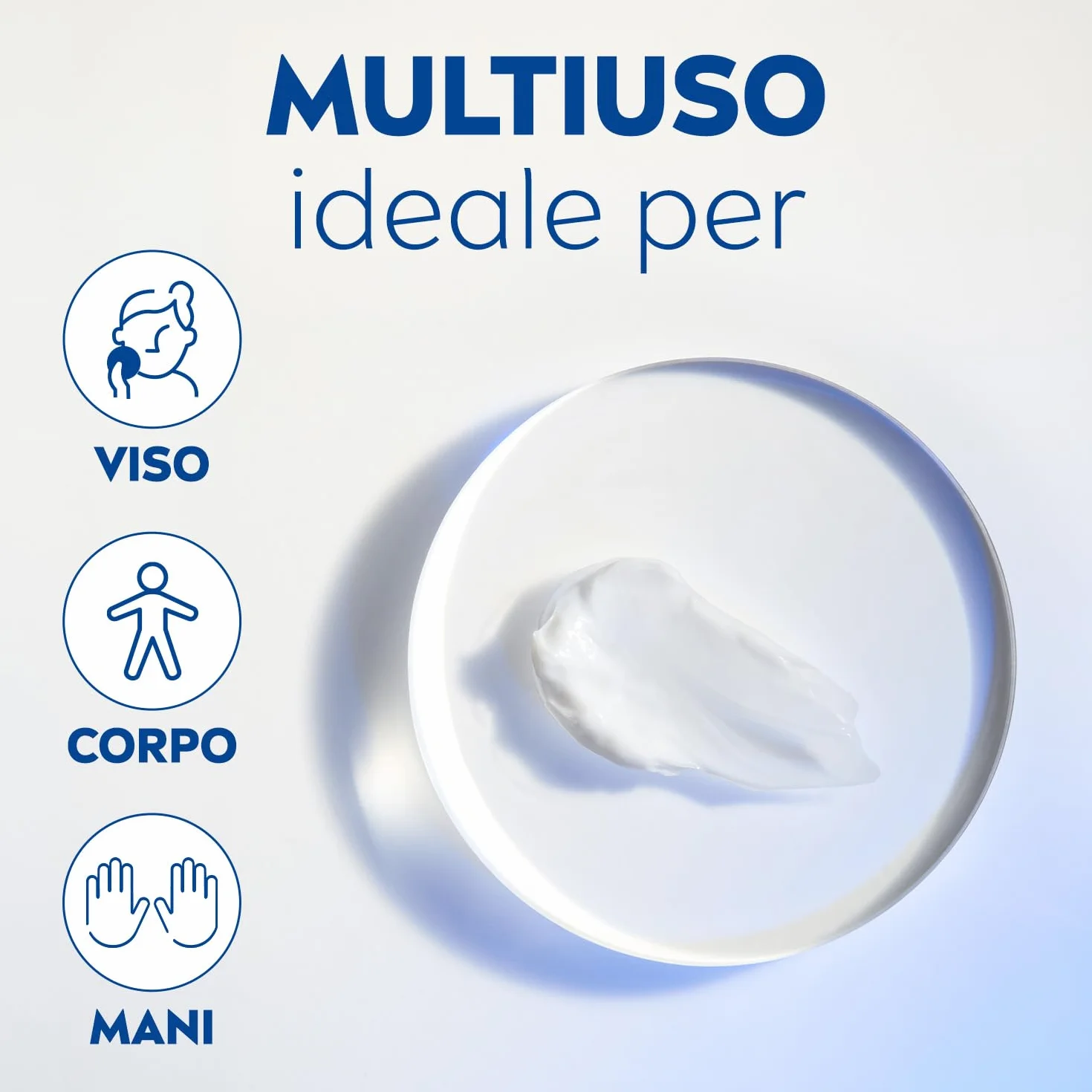 NIVEA Repair & Care Urea 400 ml, Crema corpo idratante pelle secca, molto secca, ruvida e screpolata, Crema multiuso per corpo, viso e mani nutriente 72H con 15% Glicerina e Urea