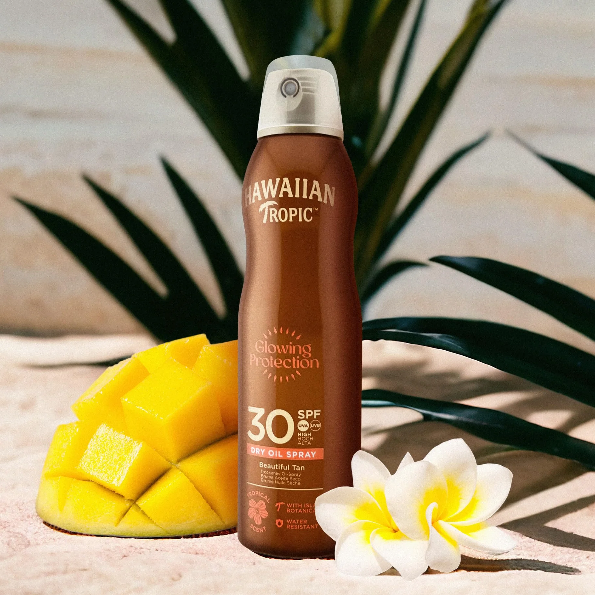 Hawaiian Tropic Olio Secco Spray Protettivo Illuminante SPF 30 UVA UVB 180 ml