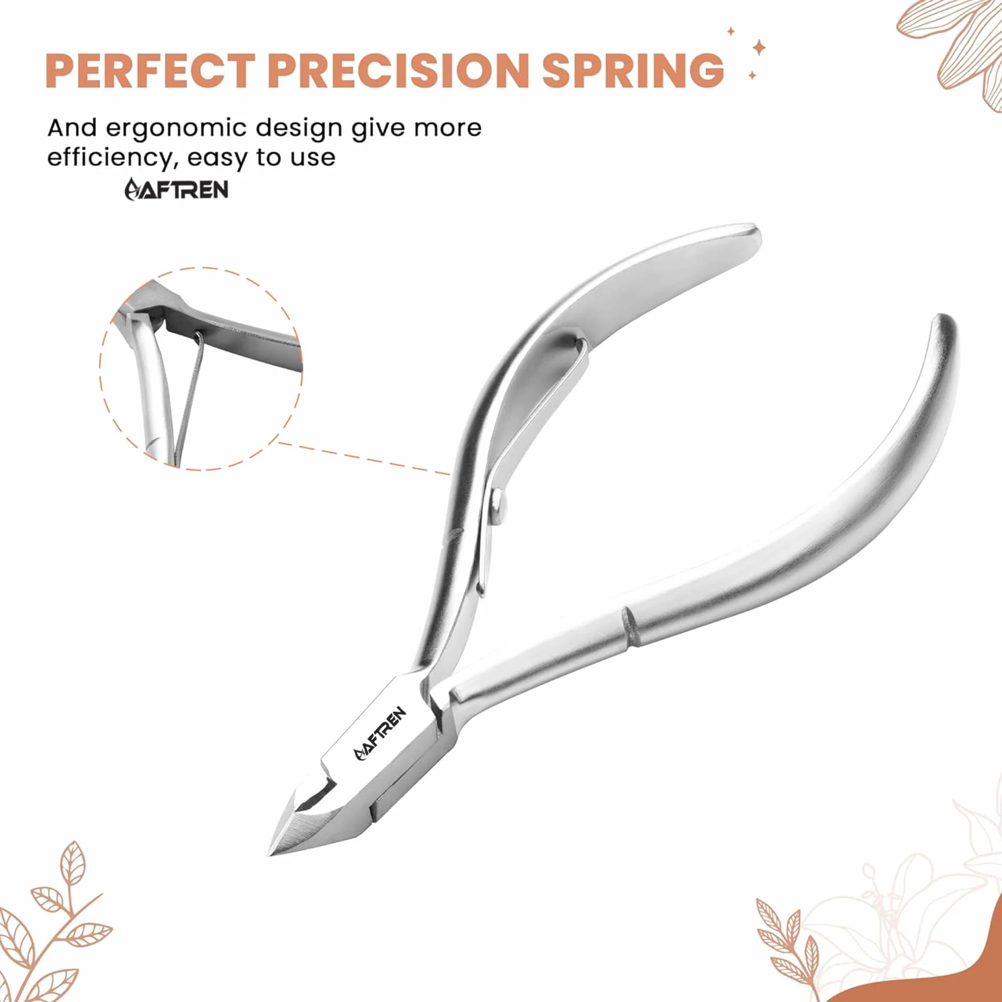 Tronchesi per cuticole Sharp Cut Set J2 Acciaio inossidabile Manicure Pedicure Strumenti Kit Unghie (2 szt.)