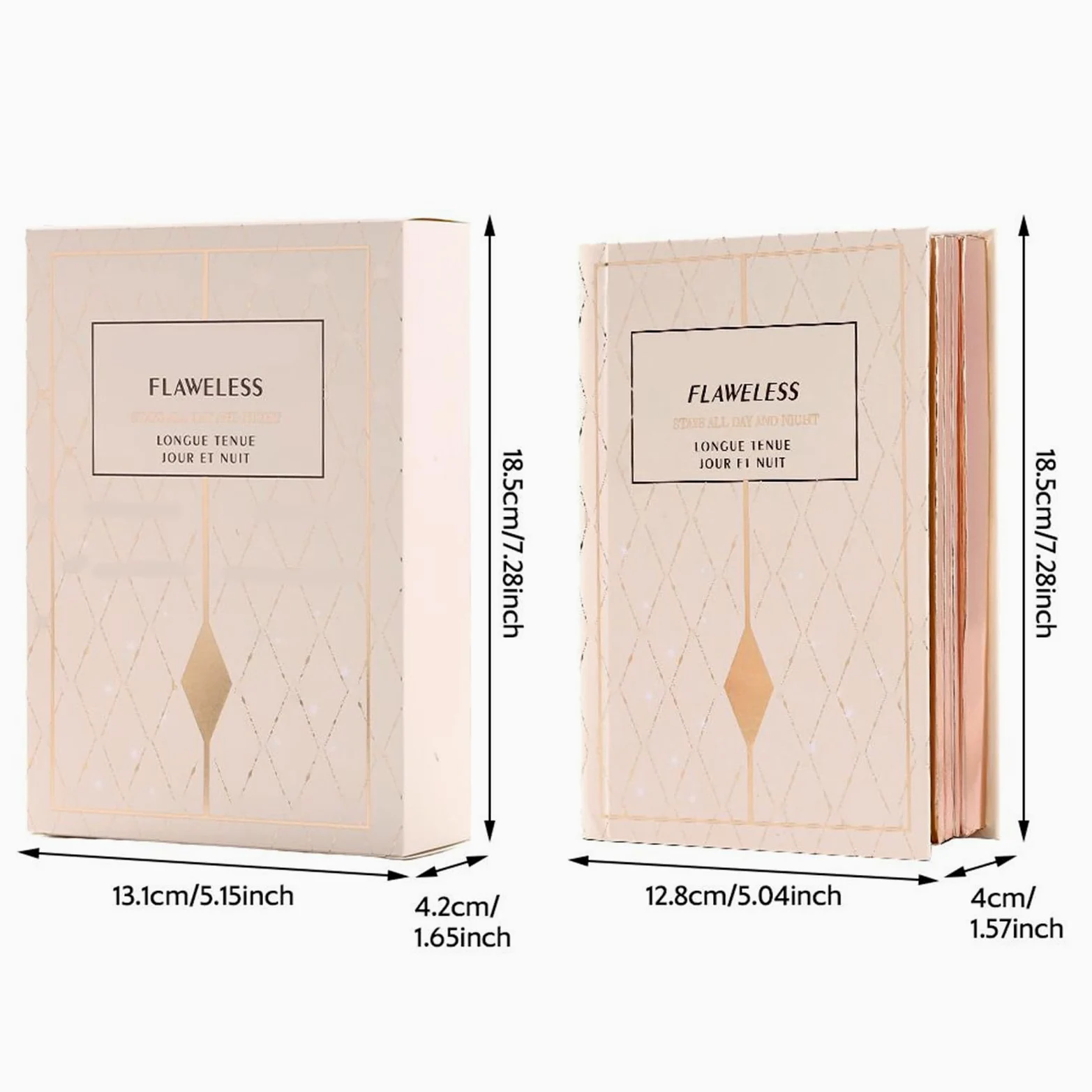 Palette Di Ombretti Per Gli Occhi 48 Colori Illuminante Impermeabile | Palette Per Ombretti A Forma Di Libro Per Donne Ragazze Ogni Giorno Festa Viaggio Halloween Uso Quotidiano Occasioni