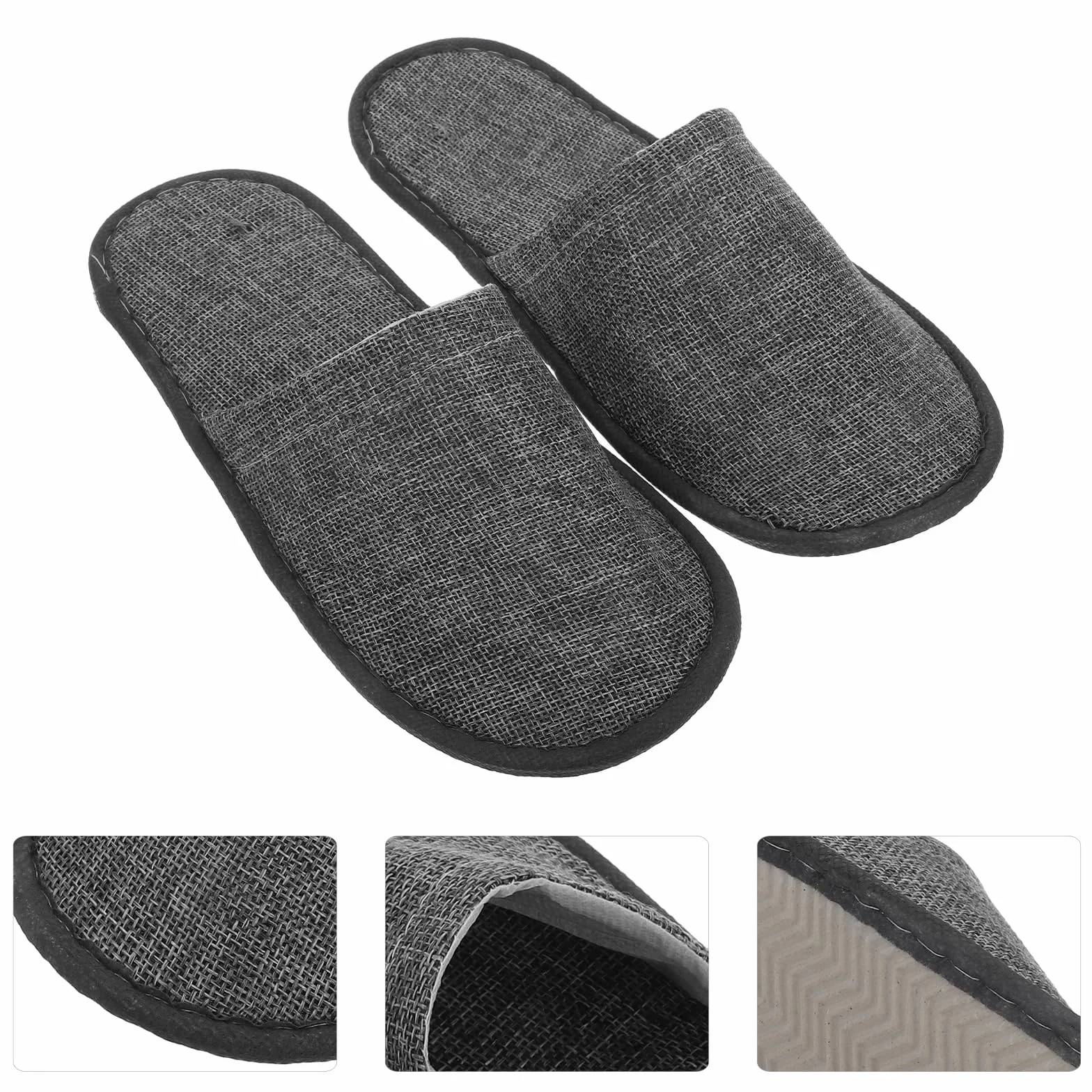 Pantofole usa e getta per hotel Healifty 20 pezzi grigio